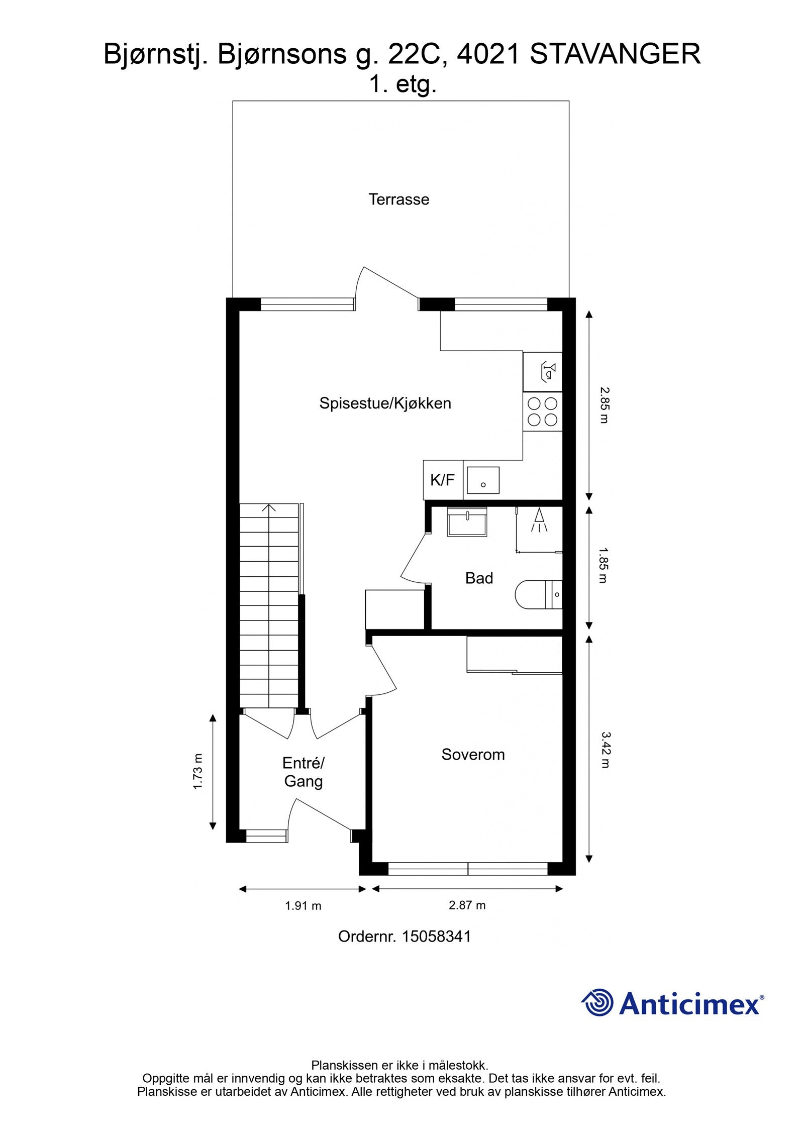 Plantegning | 1. etasje Galleribilde