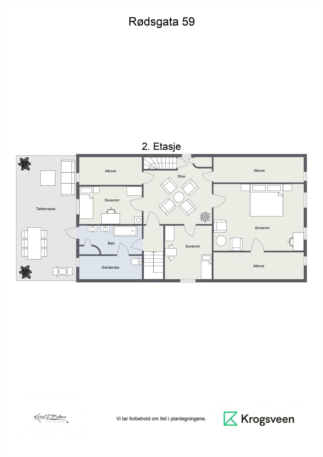 Planskisse 2. etasje. Galleribilde