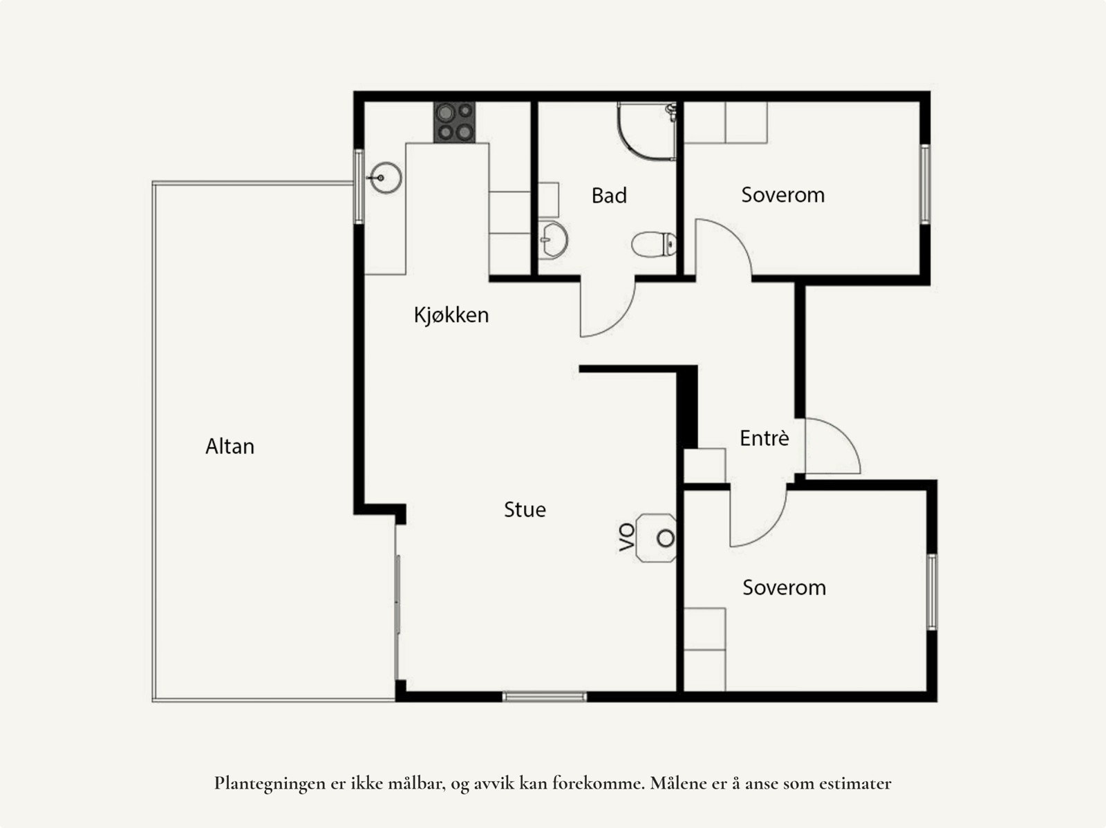 Plantegning Galleribilde