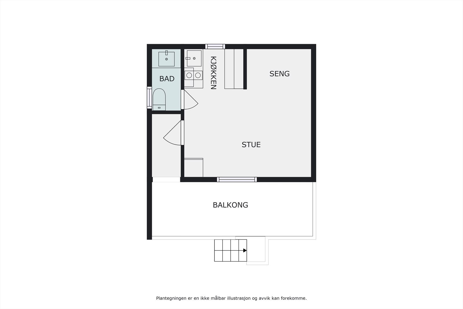 Plantegning Galleribilde