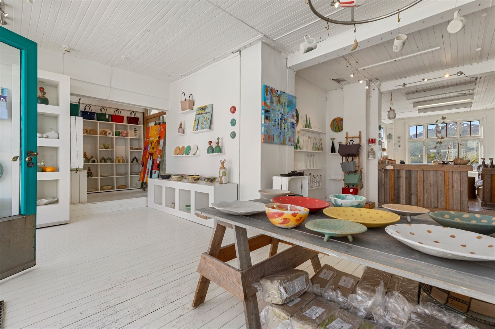 God eksponering mot gate Galleribilde