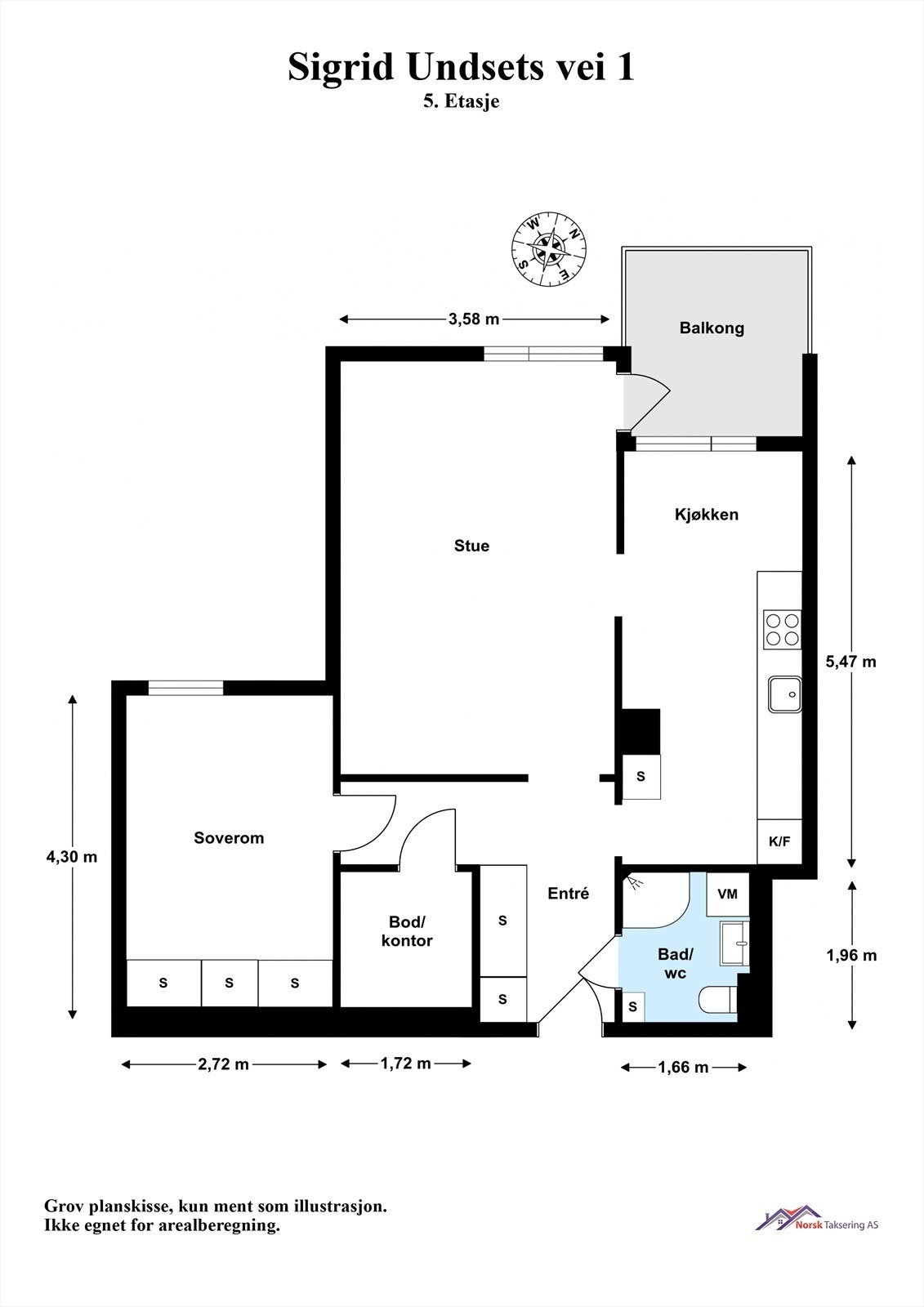 Målbar plantegning Galleribilde