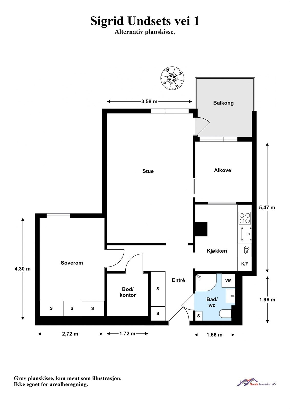 Alternativ plantegning Galleribilde