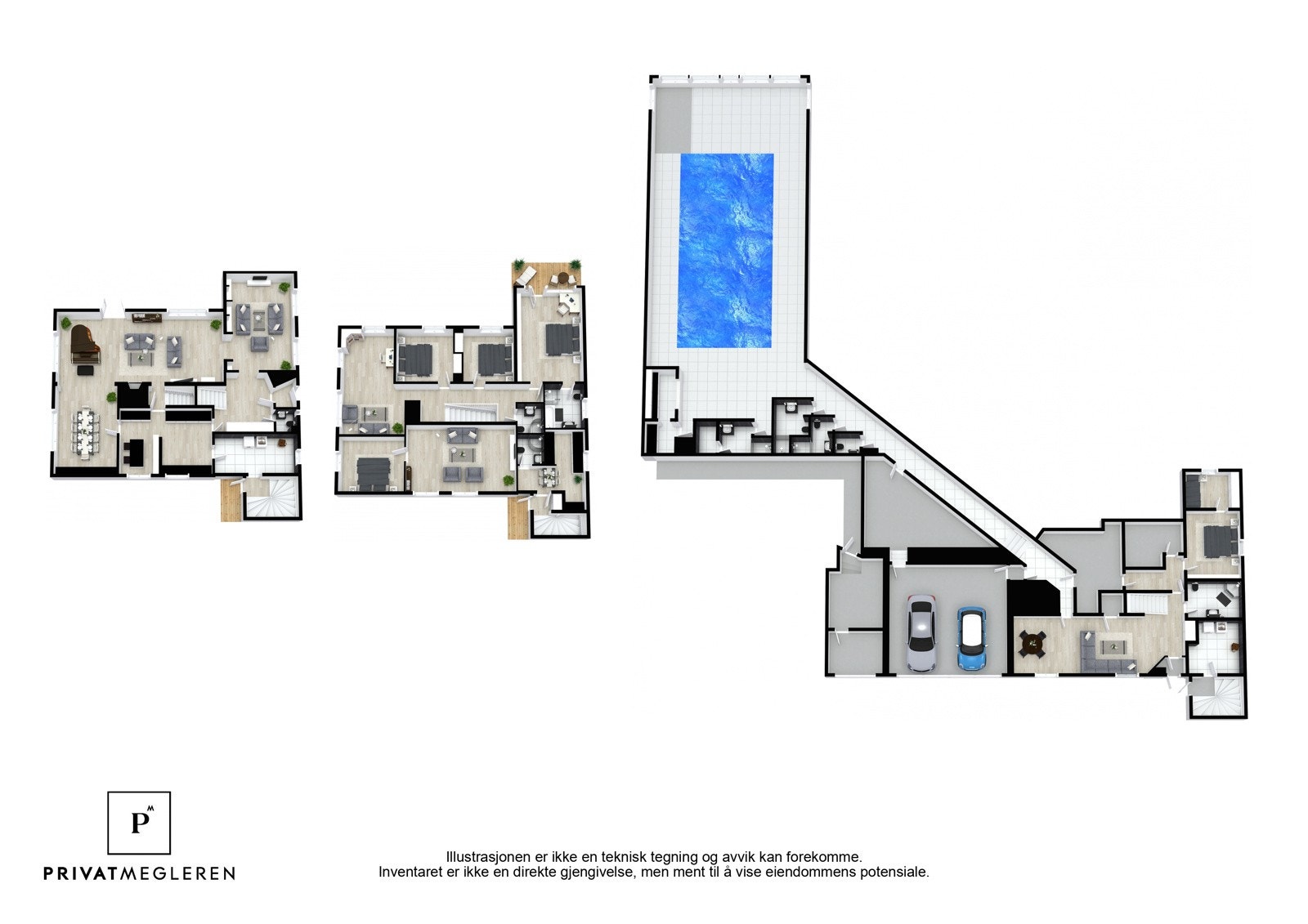 Project letterhead - Krosseren 9 - 3D Floor Plan-kopi Galleribilde