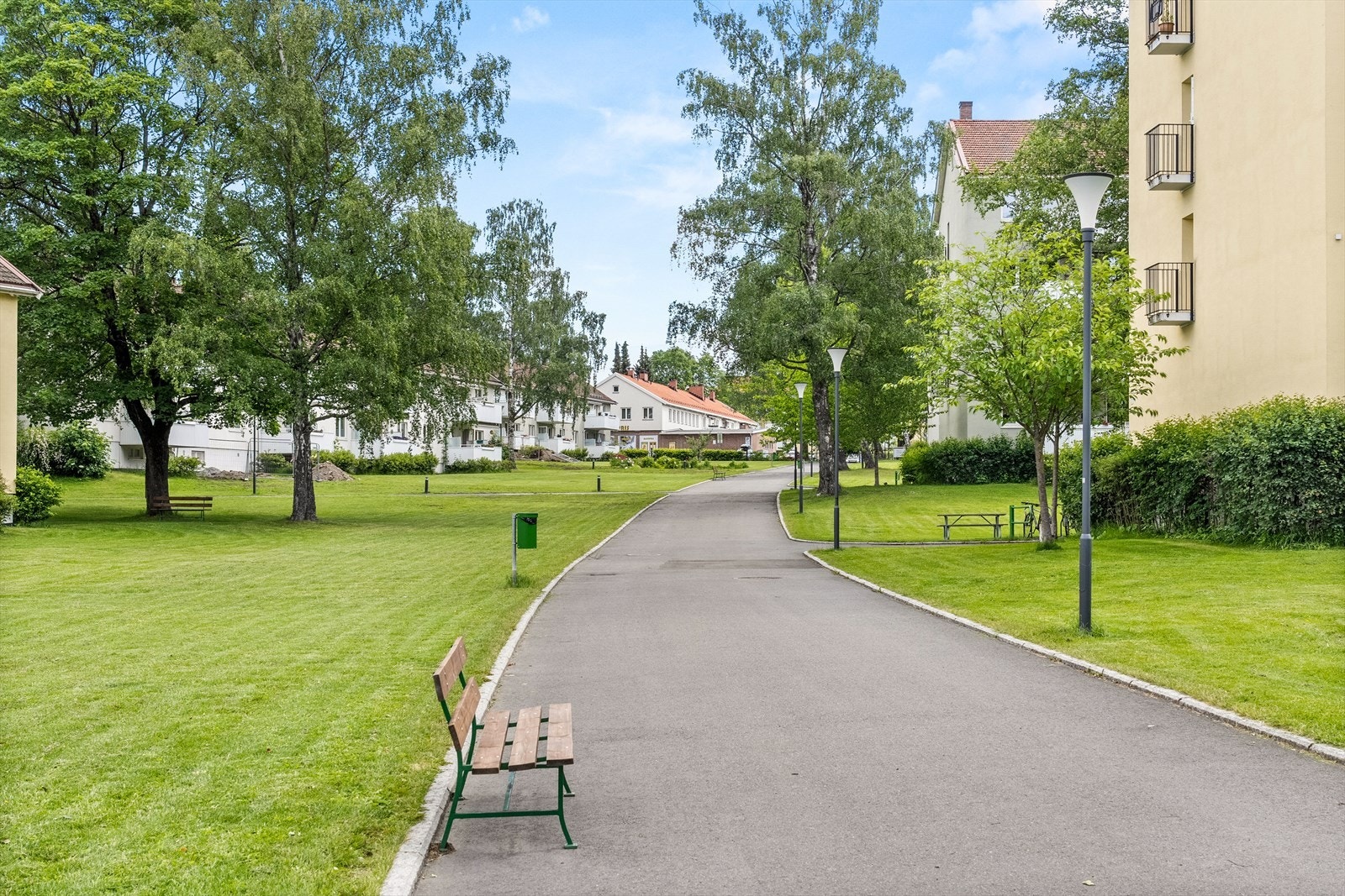 Borettslaget består av 195 andelsleiligheter. Galleribilde