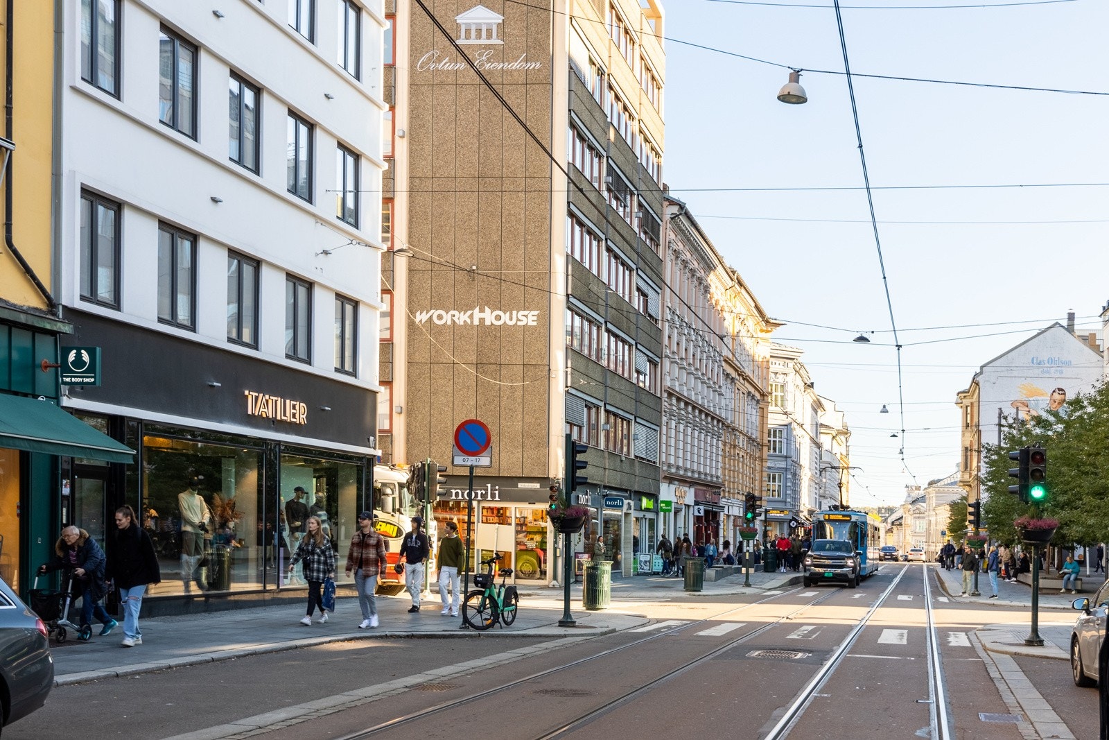 Gangavstand til Bogstadveien/Hegdehaugsveien. Galleribilde
