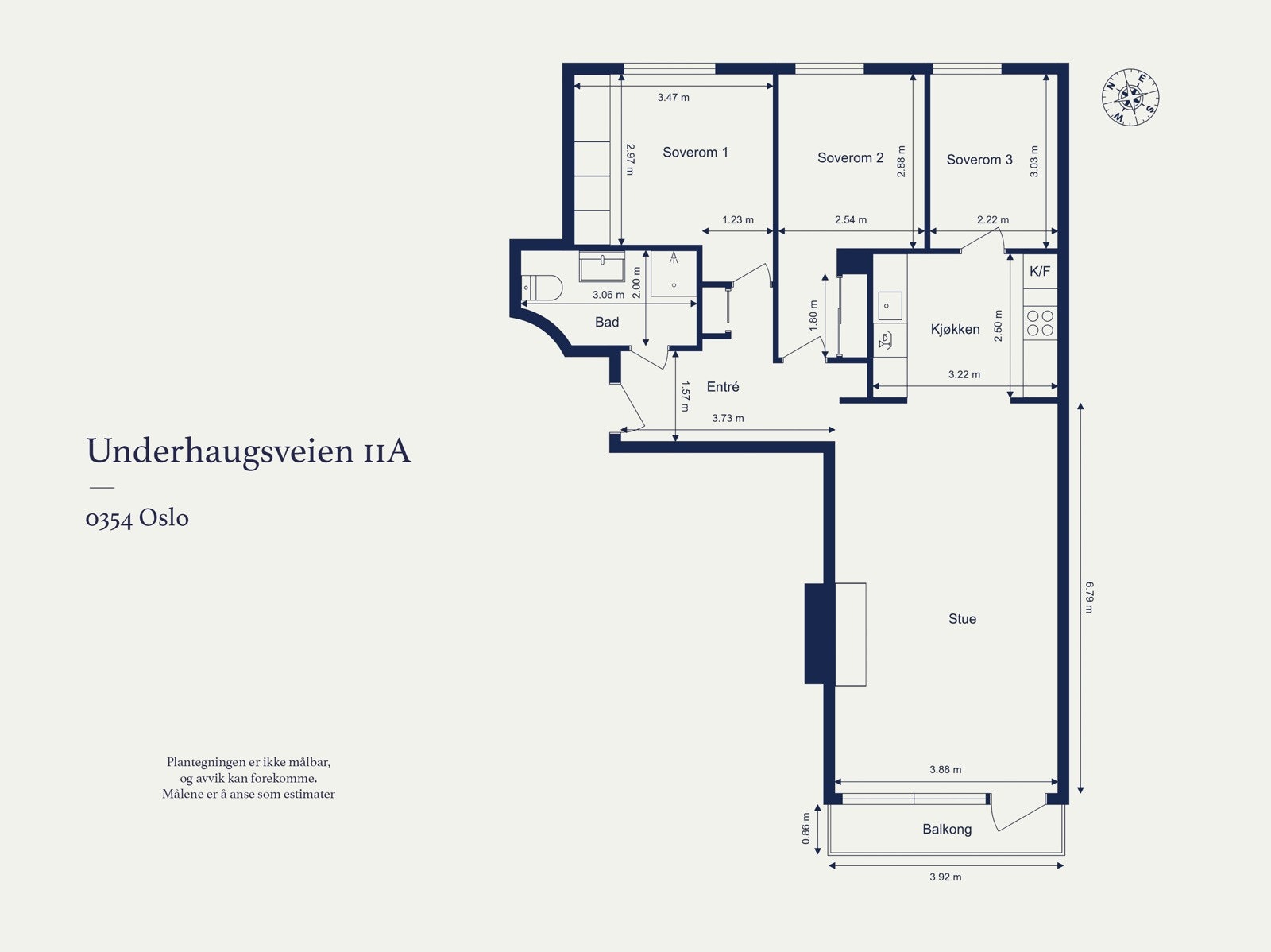 Plantegning | 5. etasje med felles heisadkomst. Galleribilde
