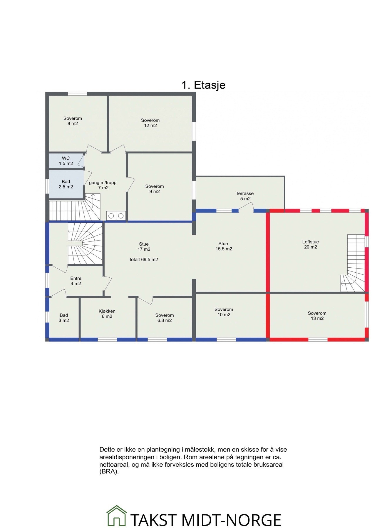 Plantegning 2. etasje. Galleribilde