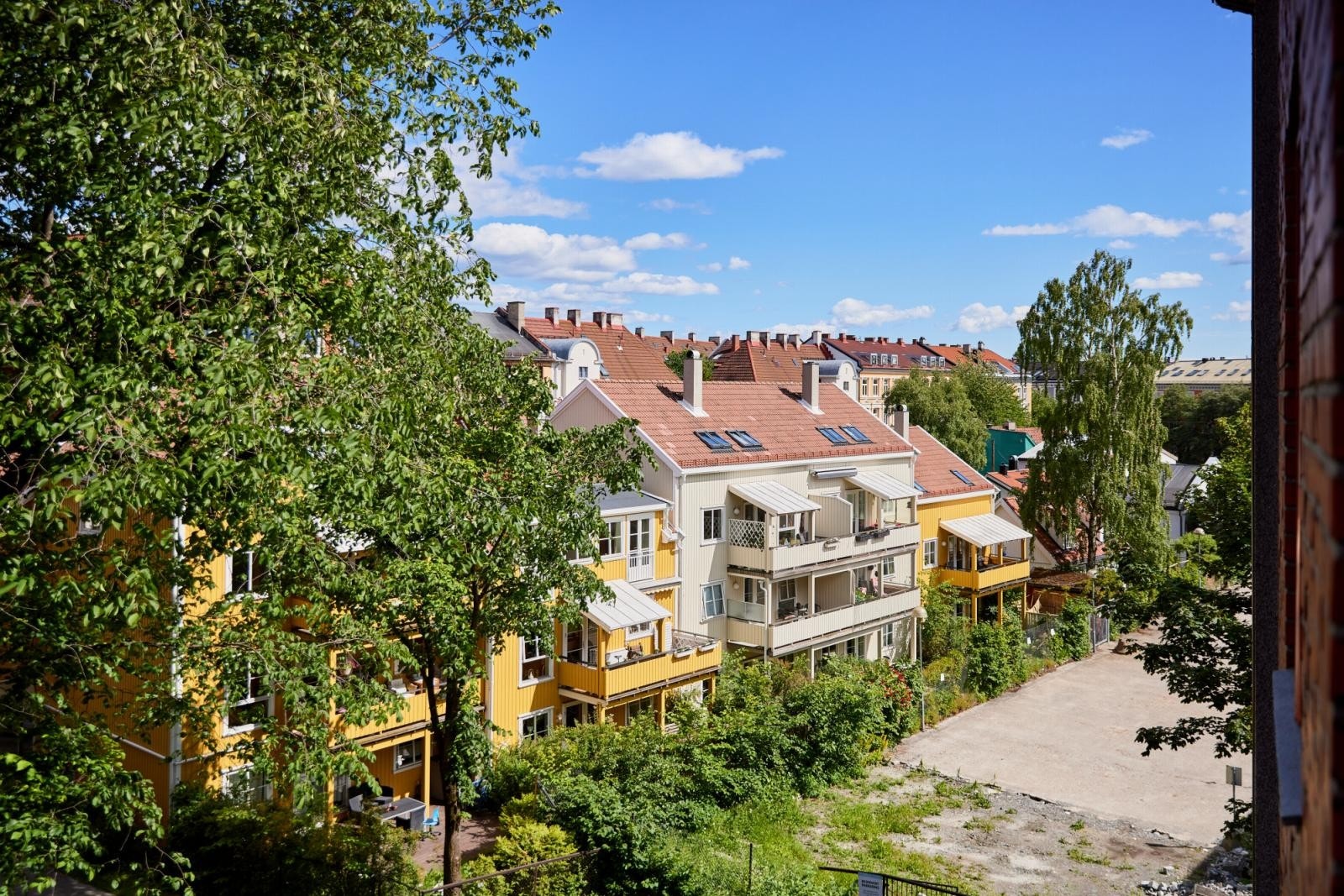 Utsikt fra soverommet. Galleribilde