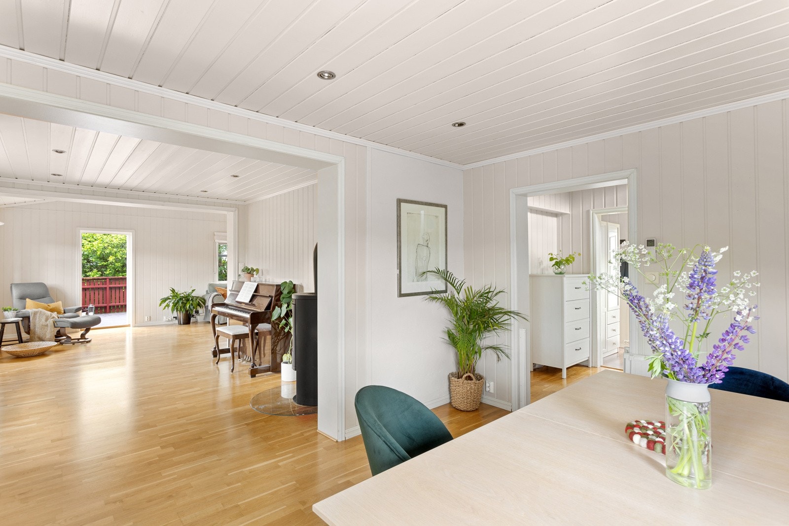 God plass til spisegruppe. Galleribilde