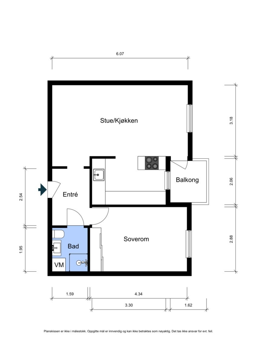 Planløsning. Galleribilde