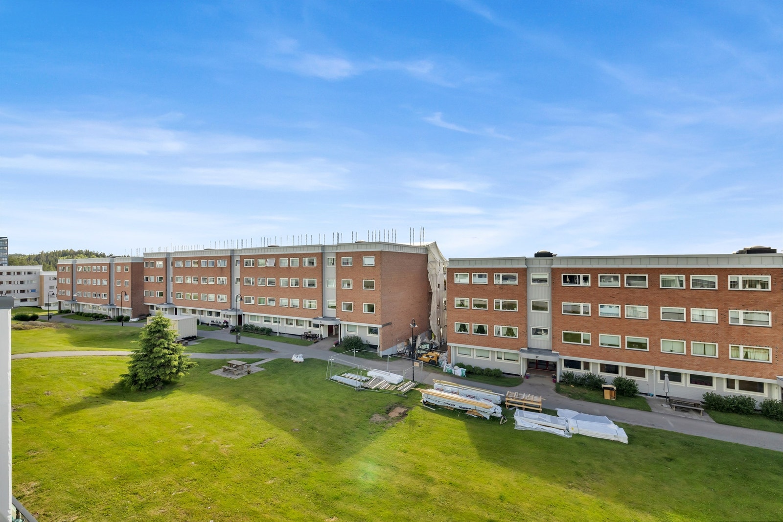 Utsikt fra balkong Galleribilde