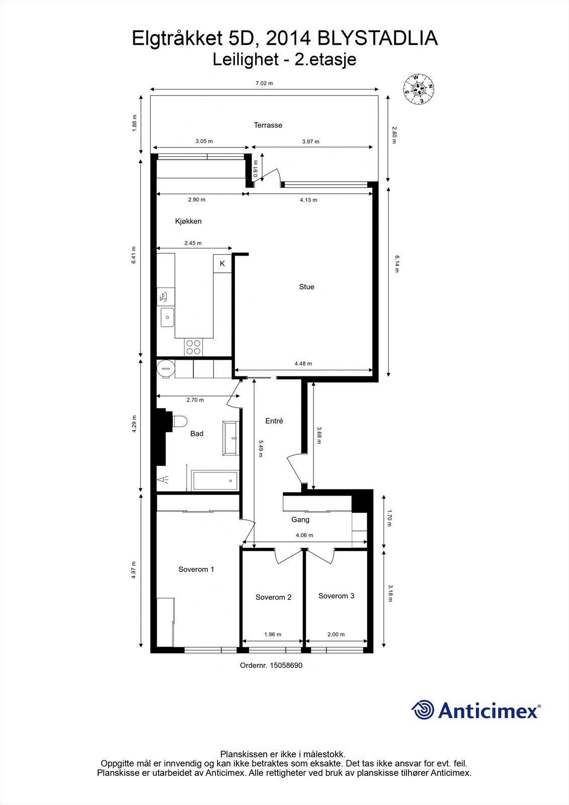 Plantegning Galleribilde