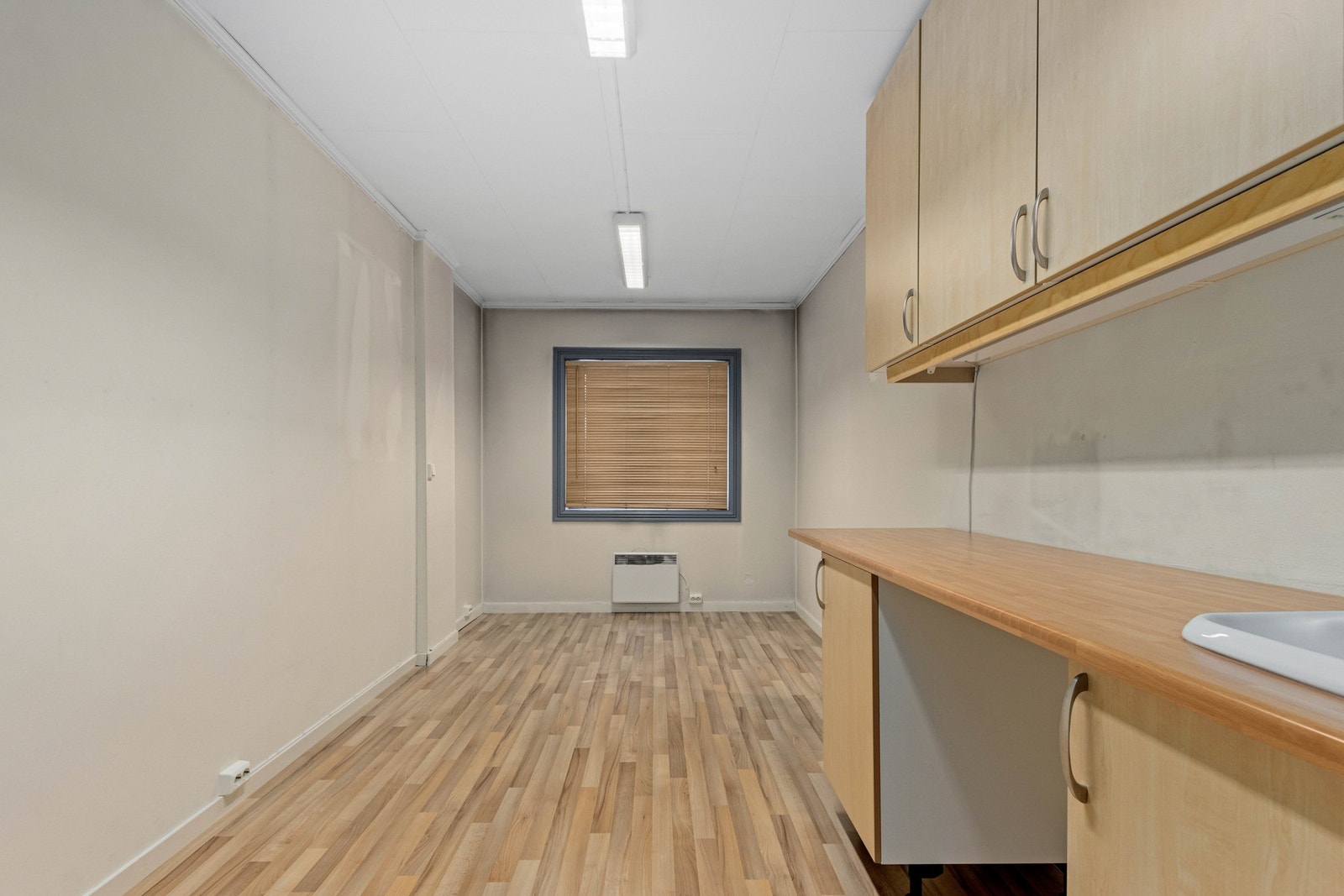 "Bakrom" med servant. Galleribilde