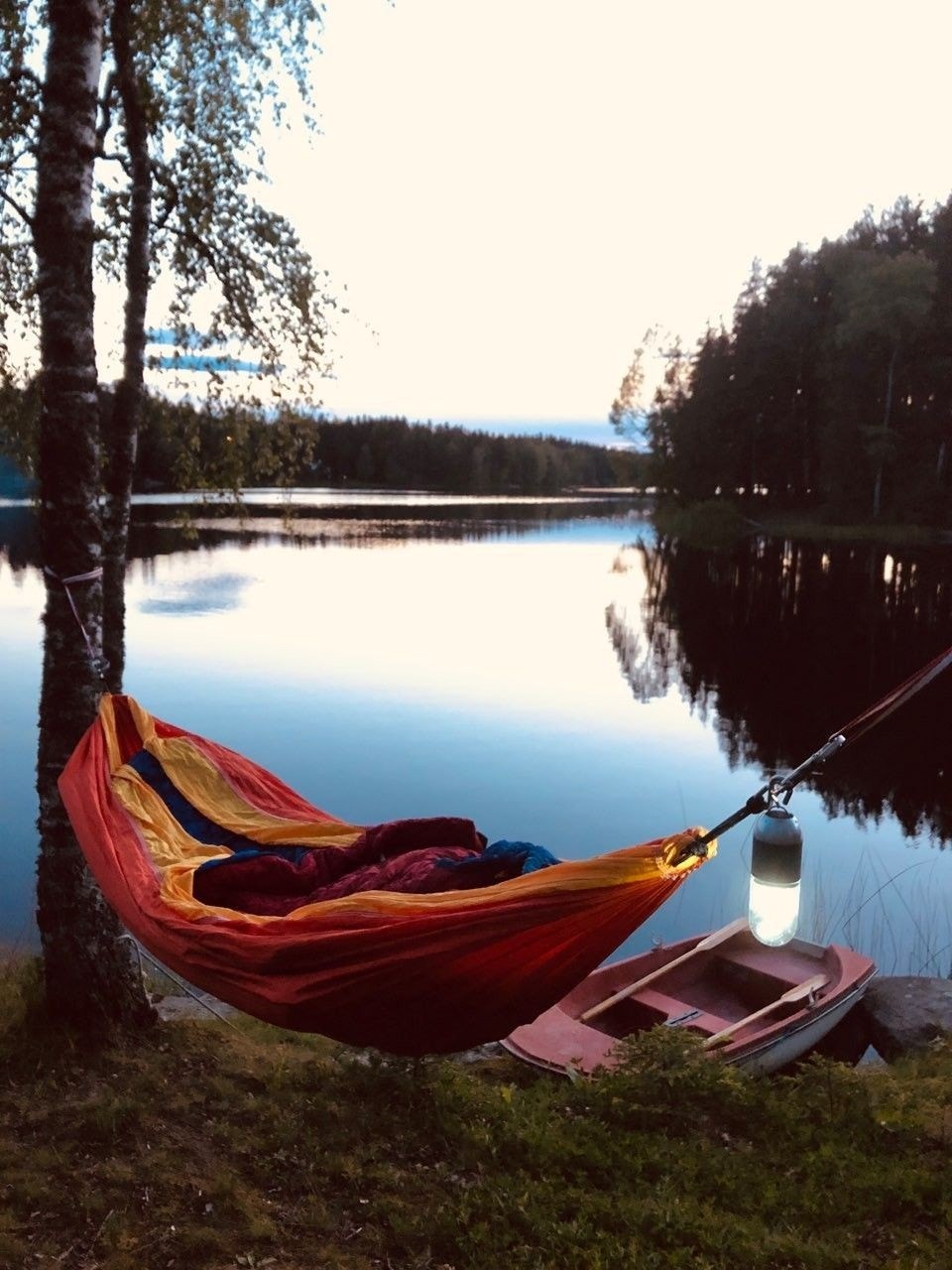 Innsjøen Langen er et meget populært sted for paddling om sommeren og skjøter om vinteren. Galleribilde