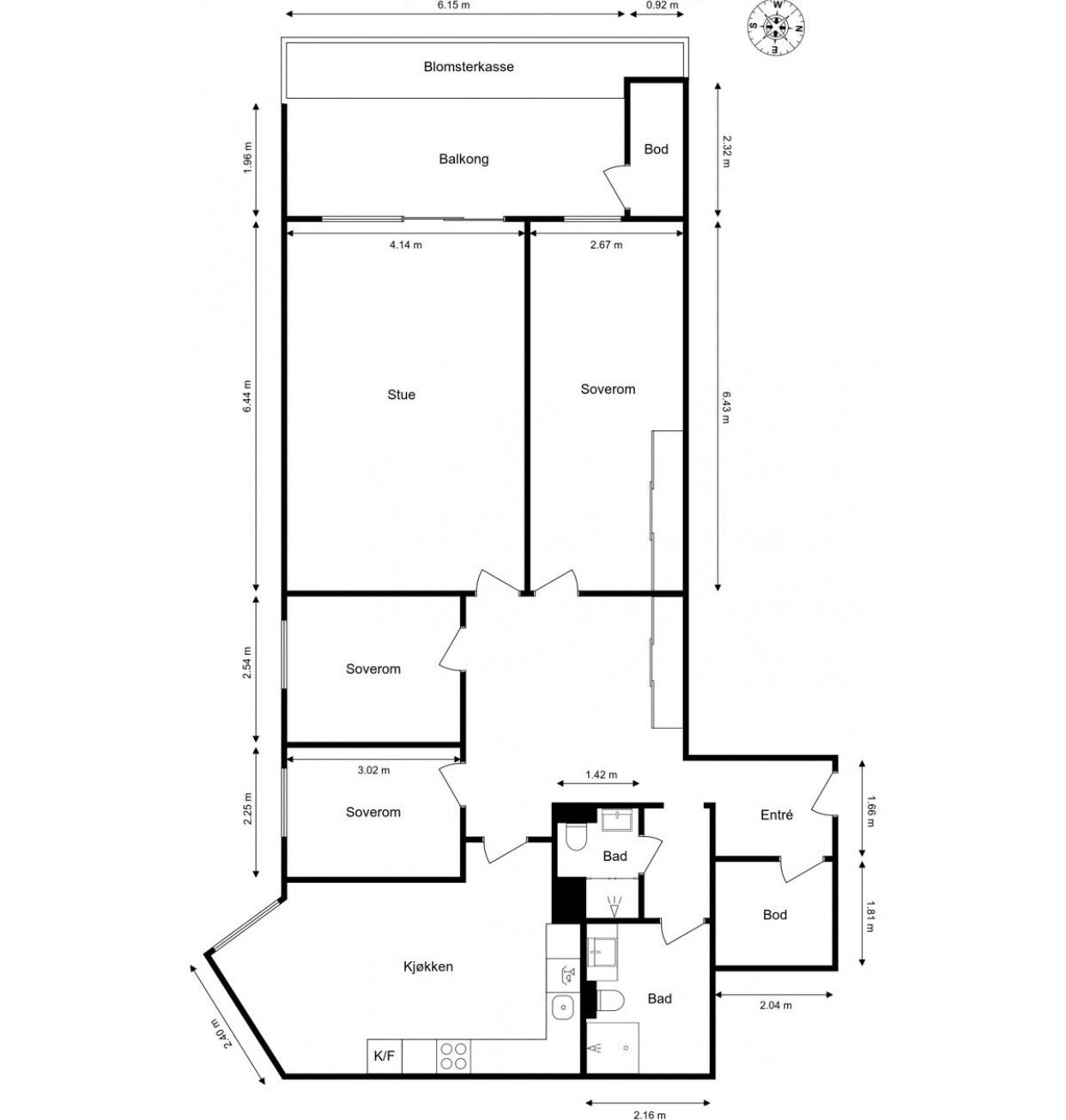 Planskisse Galleribilde