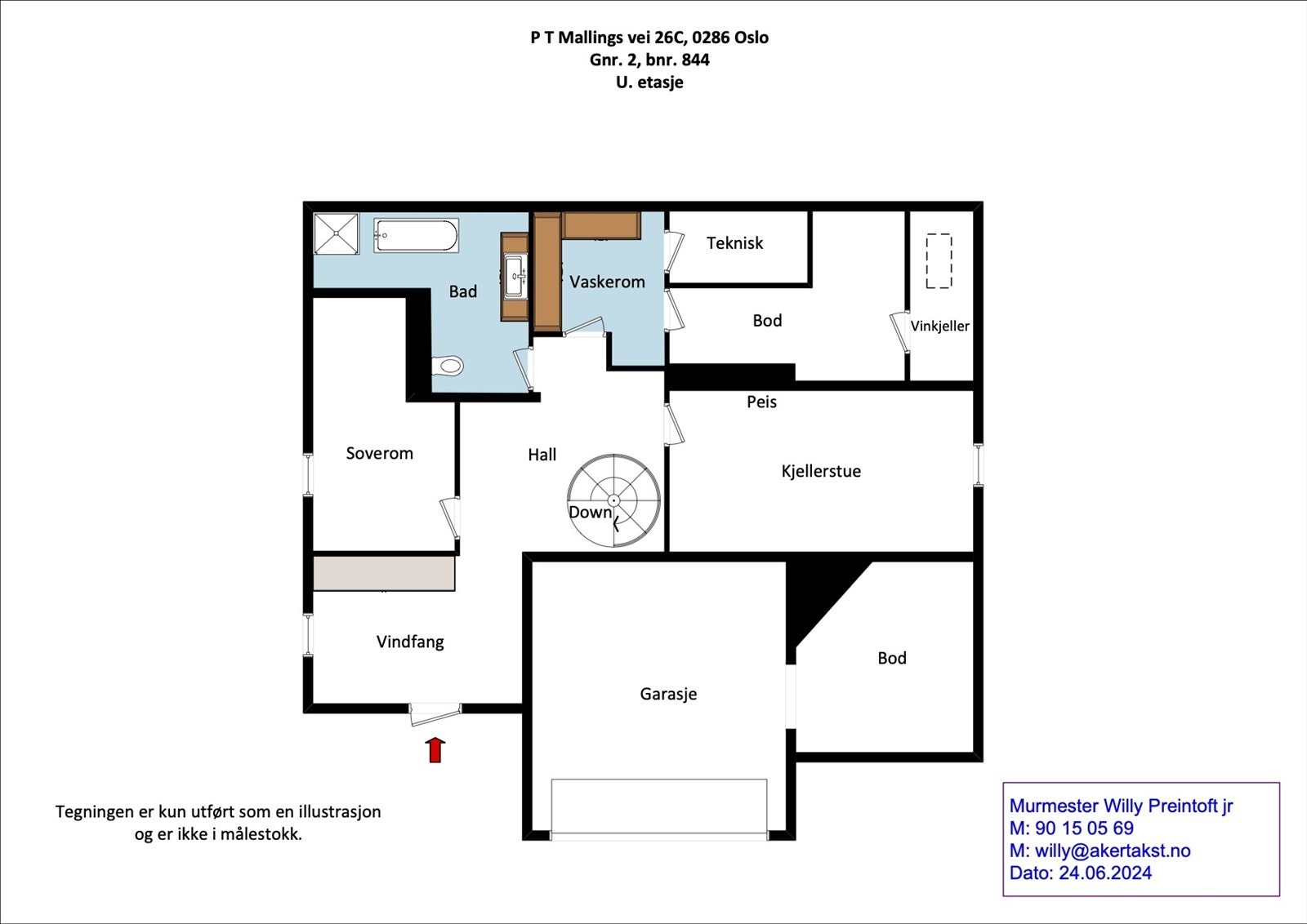 Underetasje Galleribilde