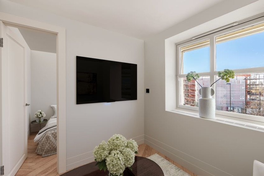 Dersom man oppretter en utleiedel, så vil inngang til soverom og bad være fra stuesonen. (Illustrasjonsbilde) Galleribilde