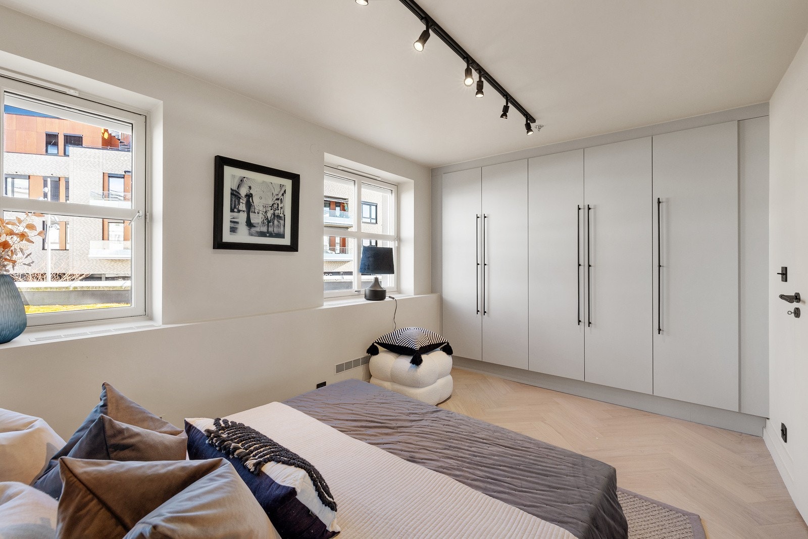 Dersom det er ønskelig med 2 soverom, så er det sprinkel på begge rom Galleribilde