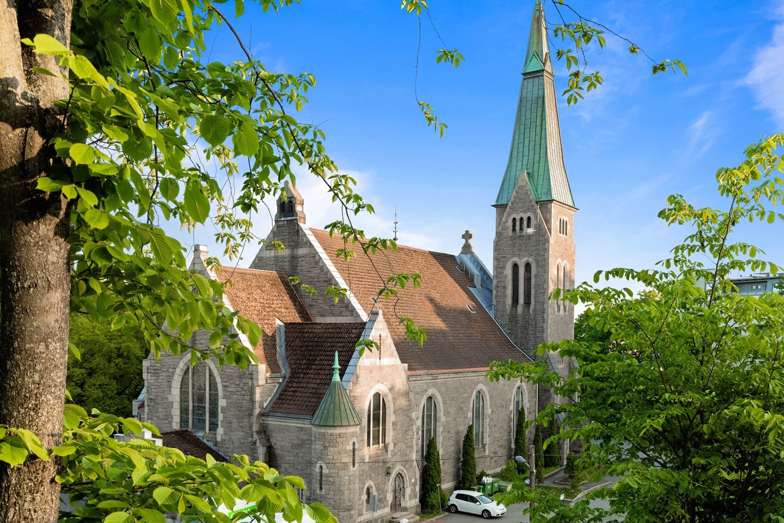 Fagerborg Kirke. Galleribilde