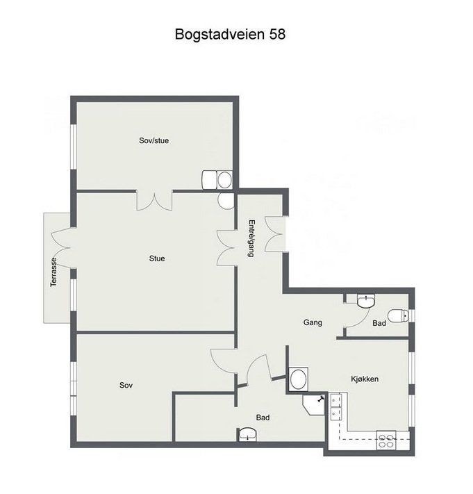 Plantegning Galleribilde