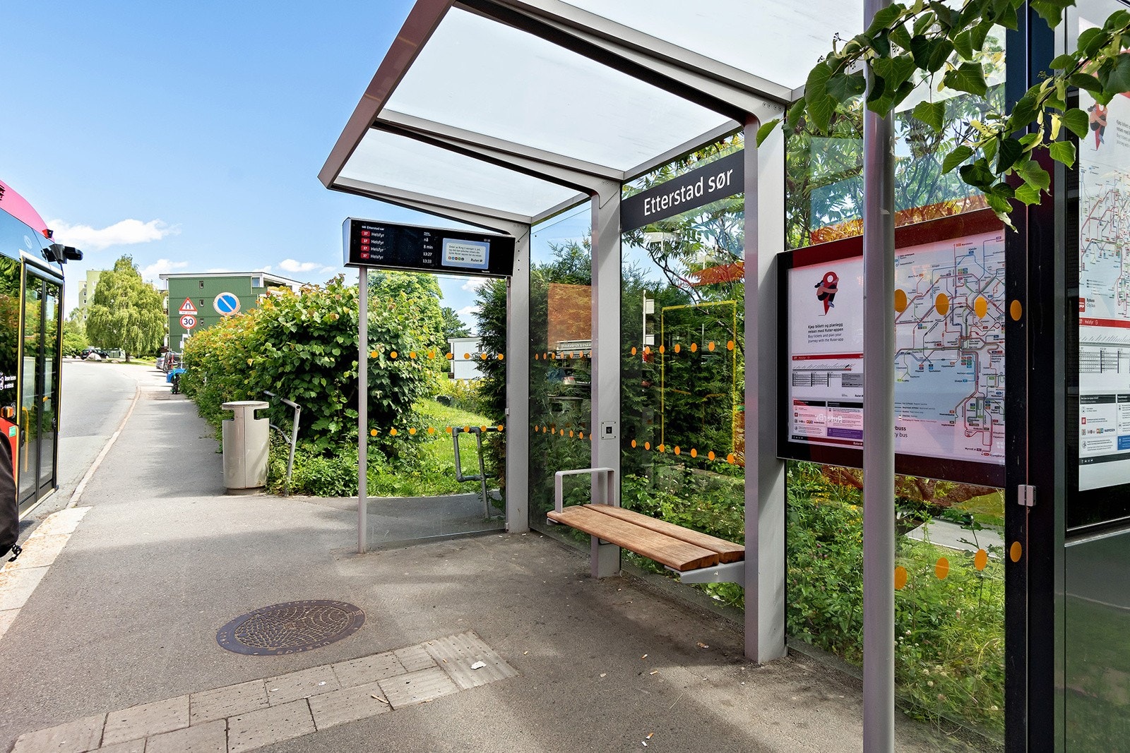 Etterstad sør bussholderplass. Galleribilde