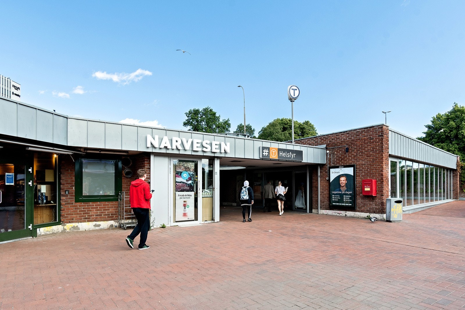 Kort vei til Helsfyr stasjon. Galleribilde