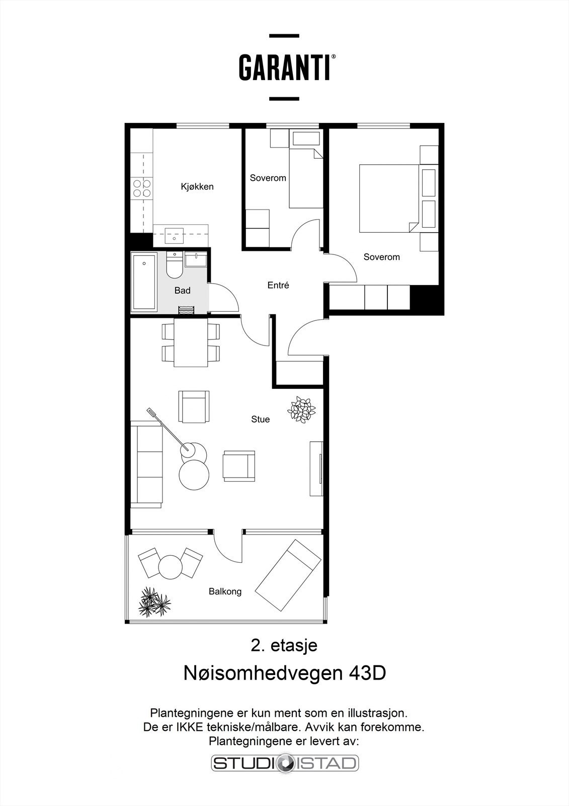 Plantegning Galleribilde