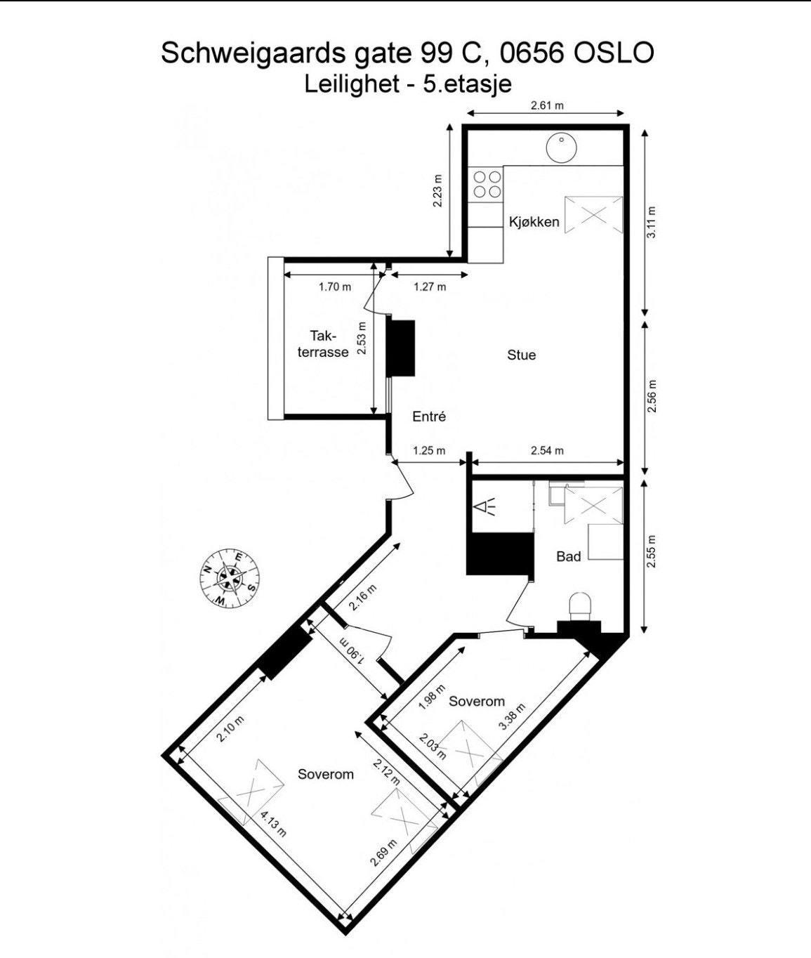 Alternativ plantegning Galleribilde