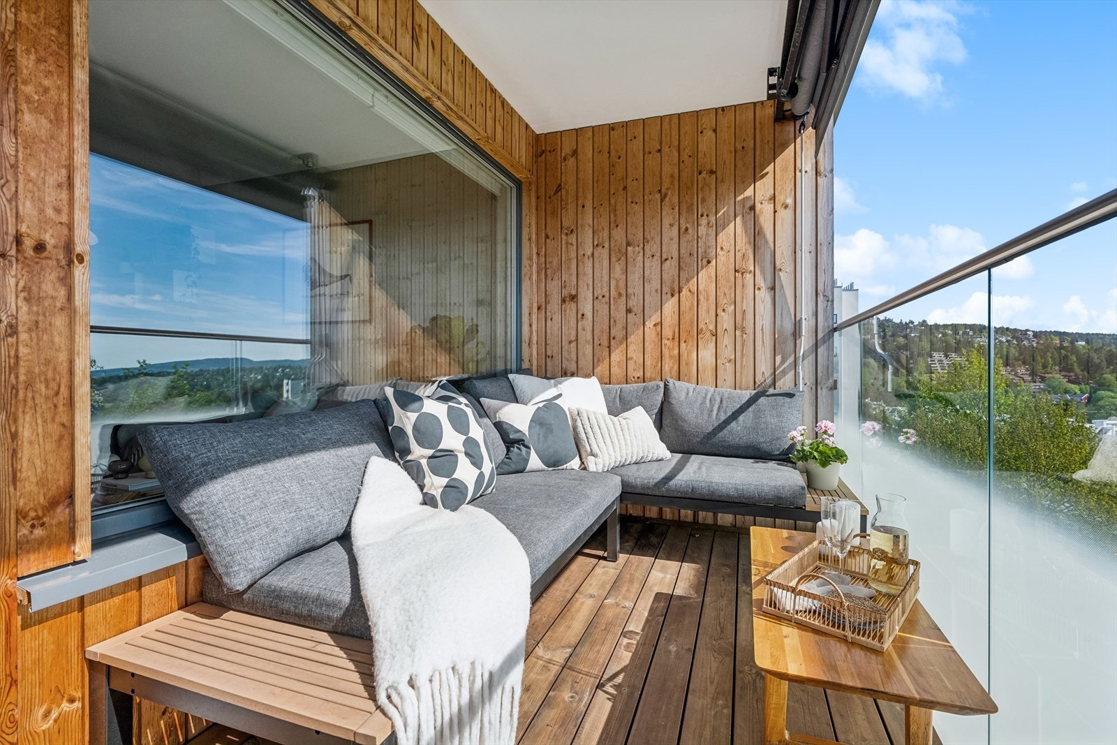 Her er det formiddag- og ettermiddagssol. Galleribilde