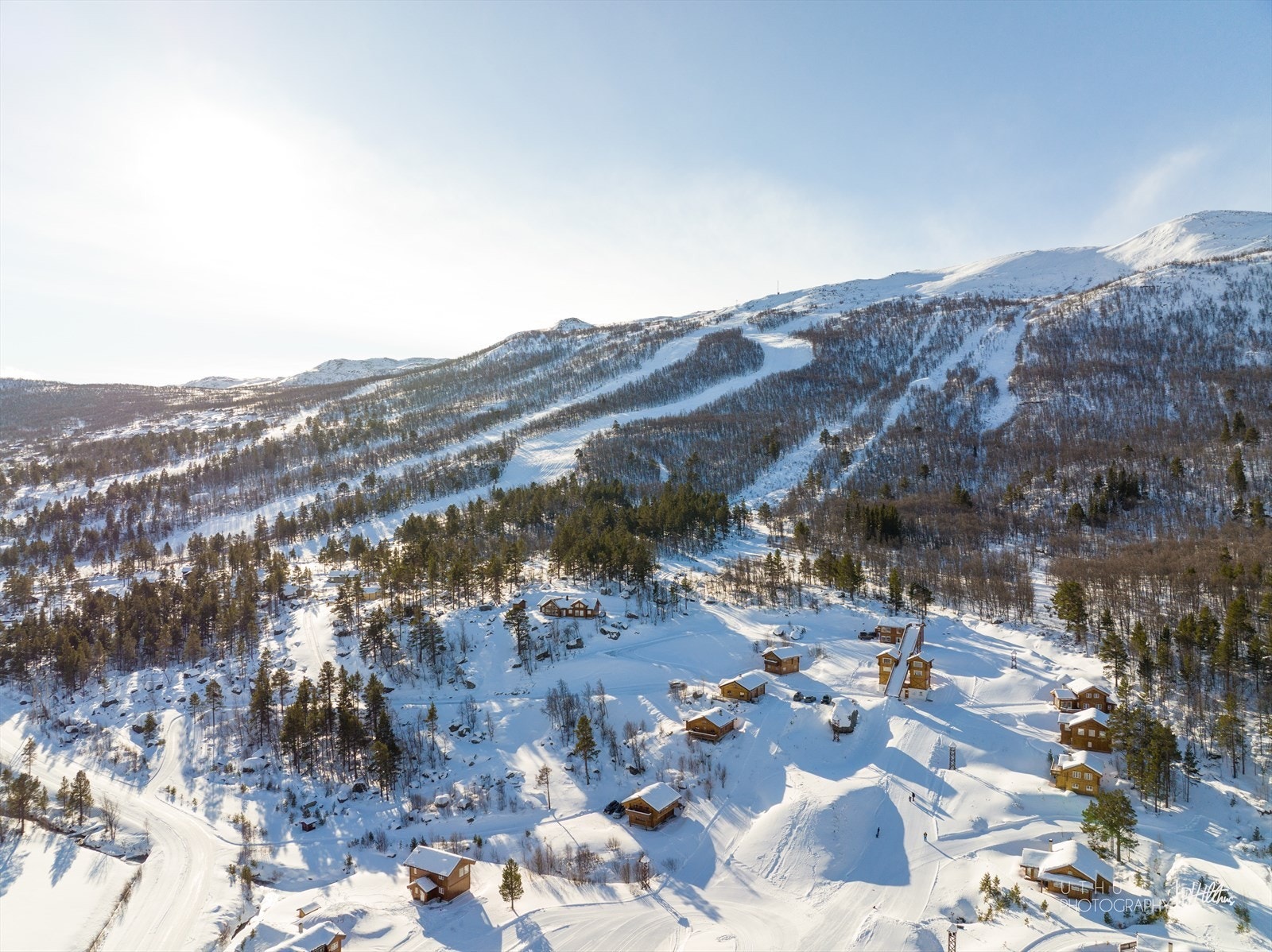 Alpinanlegget og Skibyen. Galleribilde