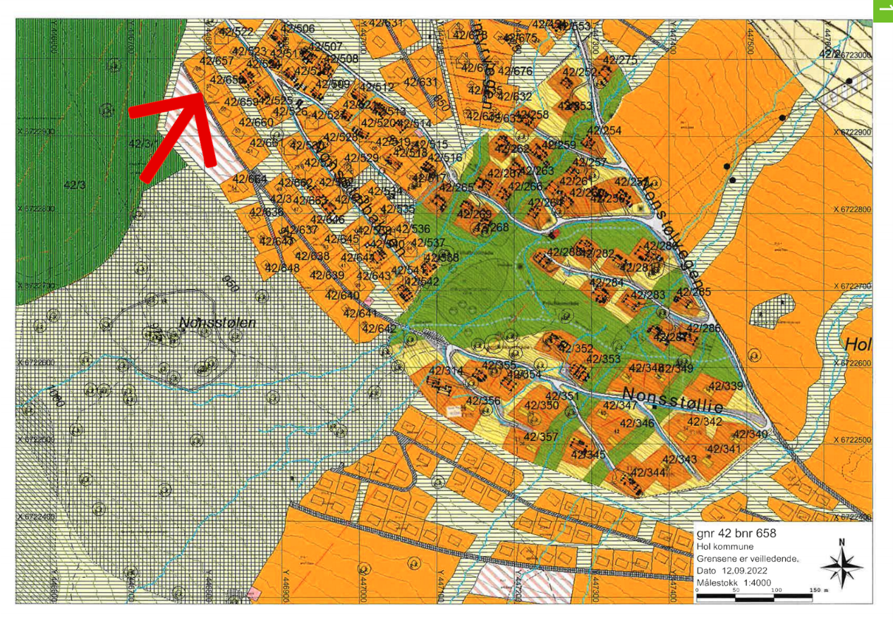 Reguleringskart Galleribilde