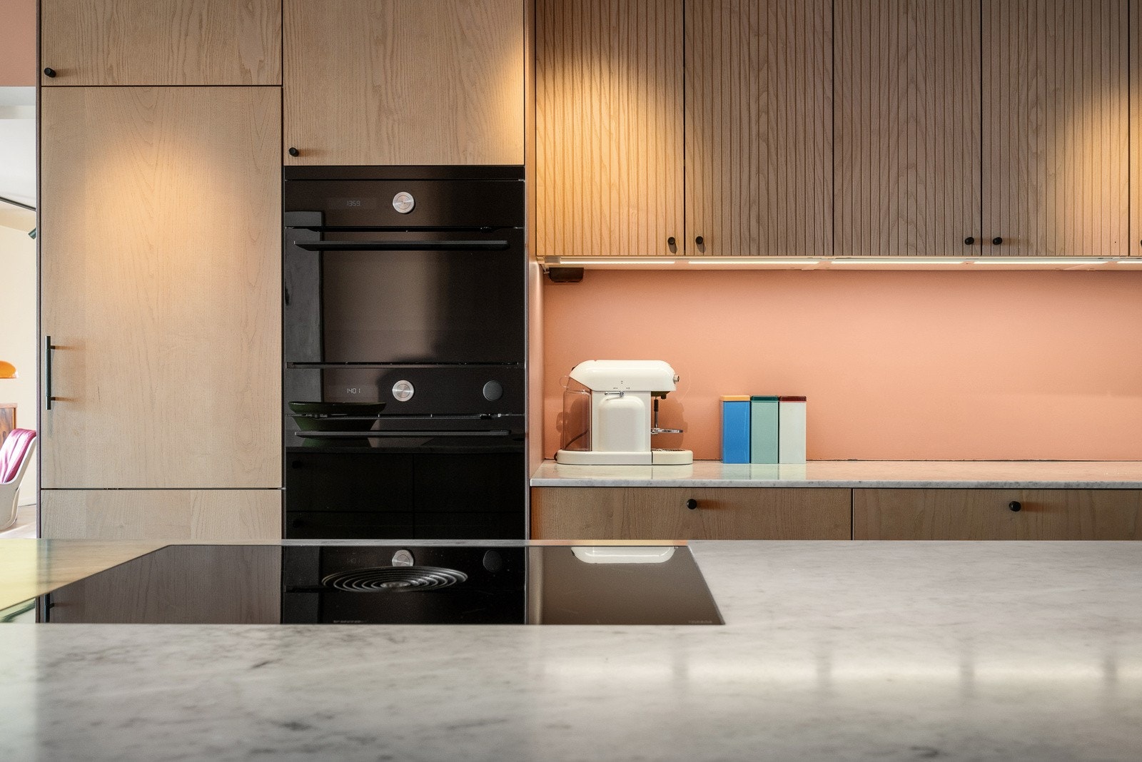 Integrert platetopp med innebygd ventilator. Galleribilde