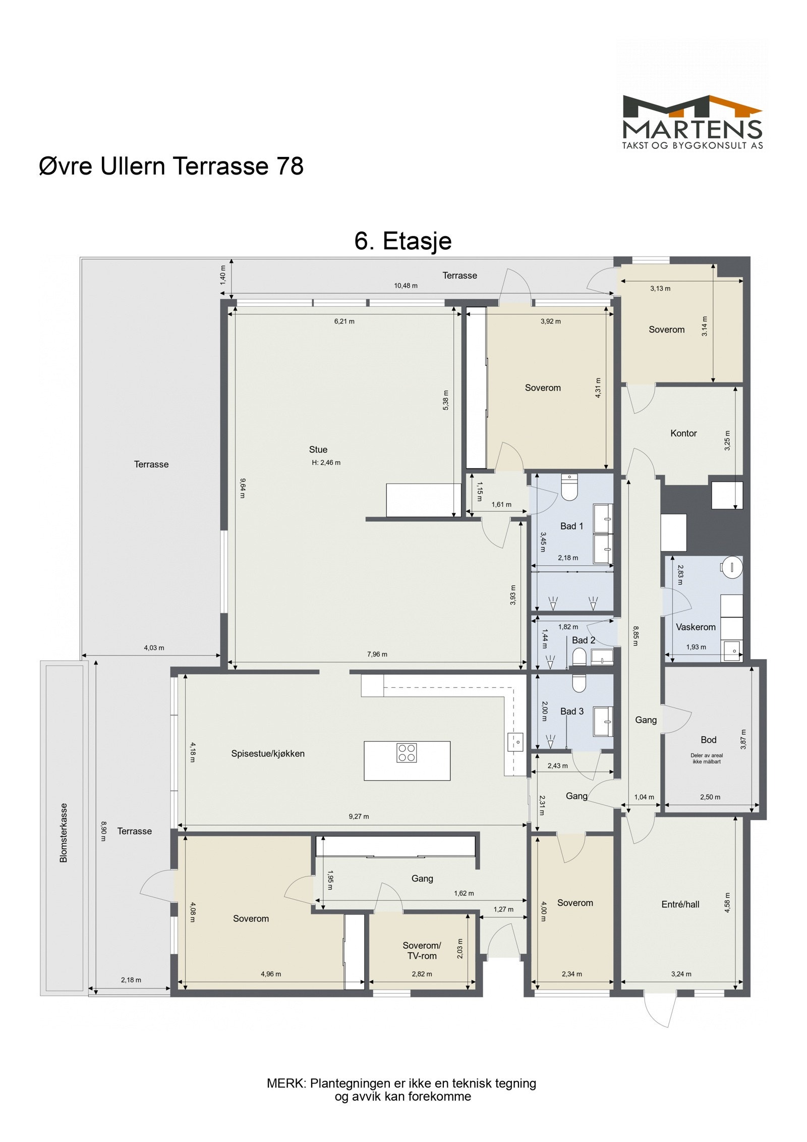 Planskisse. Galleribilde