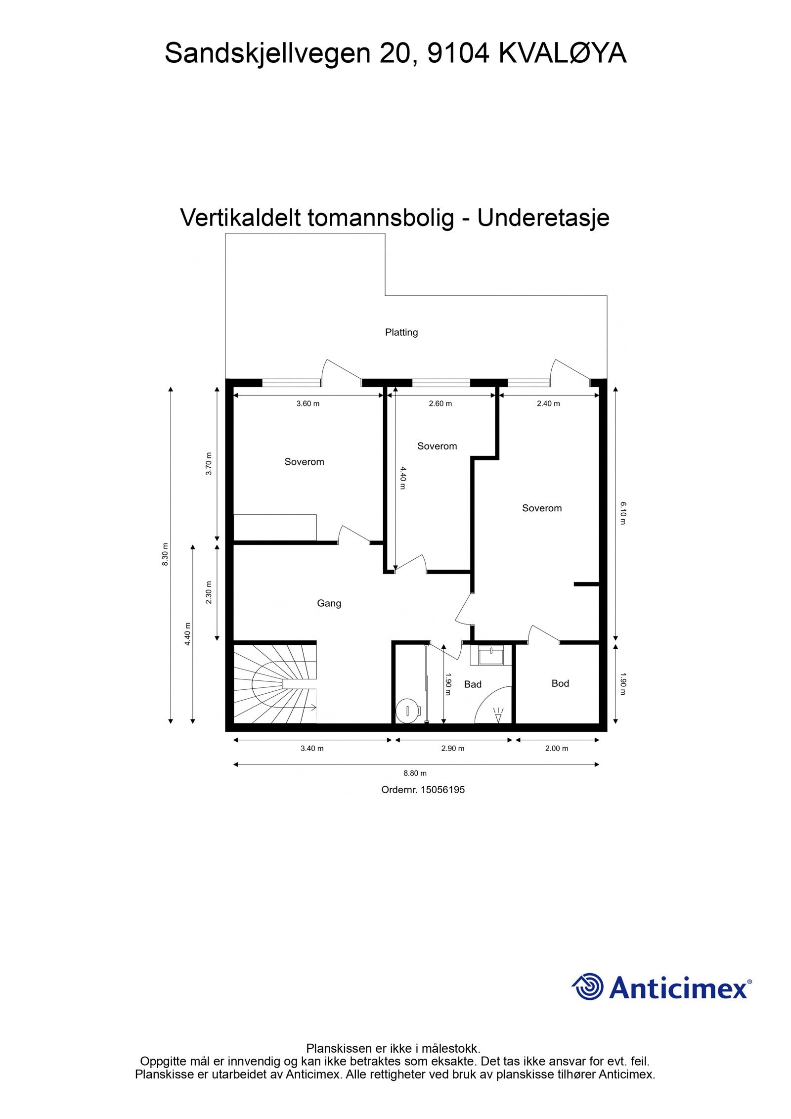 Plantegning u. etasje Galleribilde