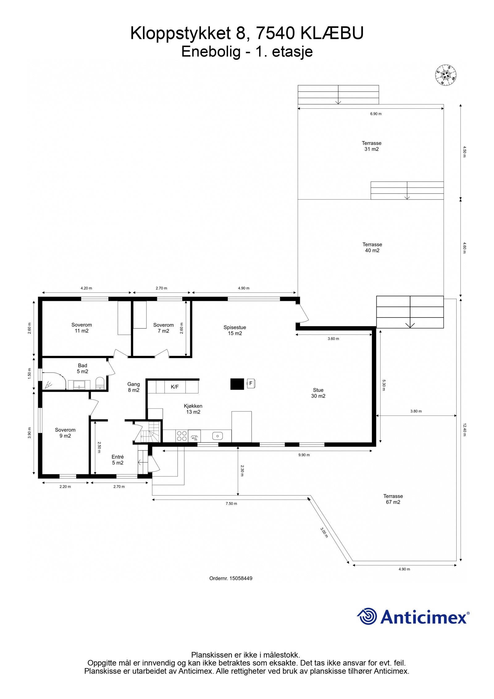 Plantegning - 1. etasje Galleribilde