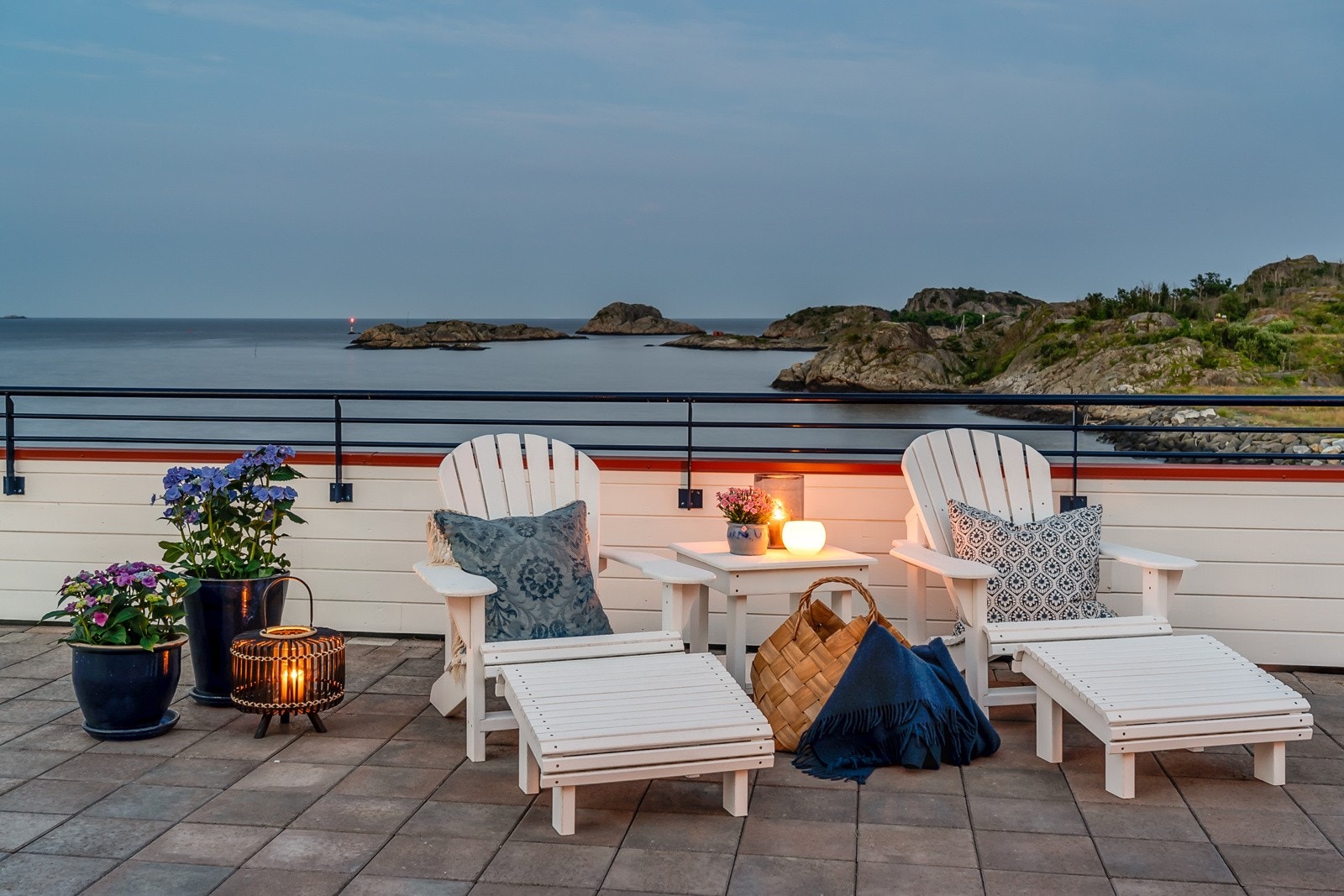 Slapp av her på lune og fine sommerkvelder. Galleribilde
