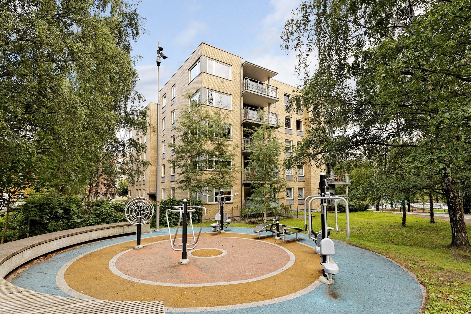 Flotte fellesarealer med mulighet for trening og avslapping Galleribilde