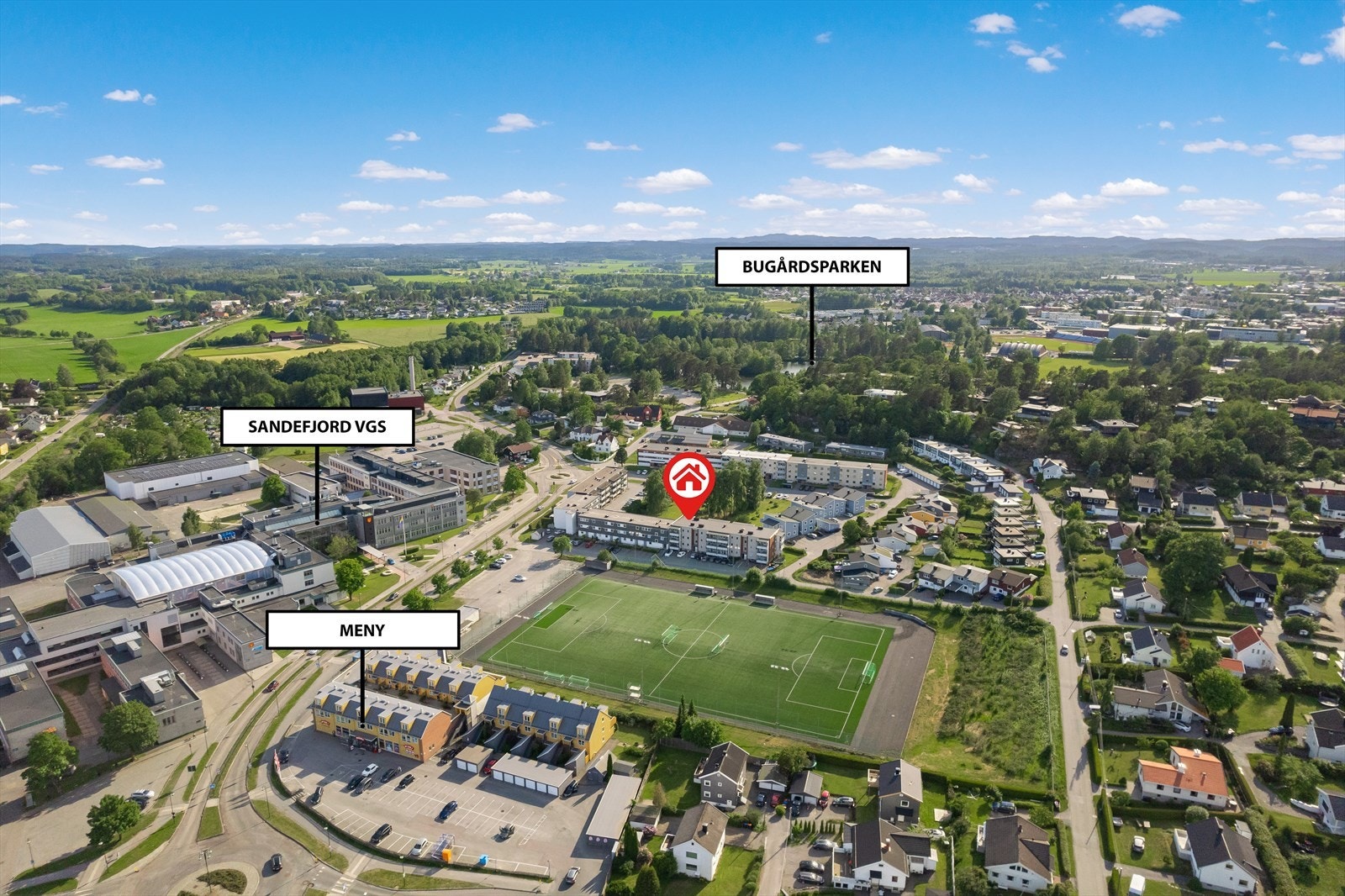 Nærområdet har det meste. Galleribilde