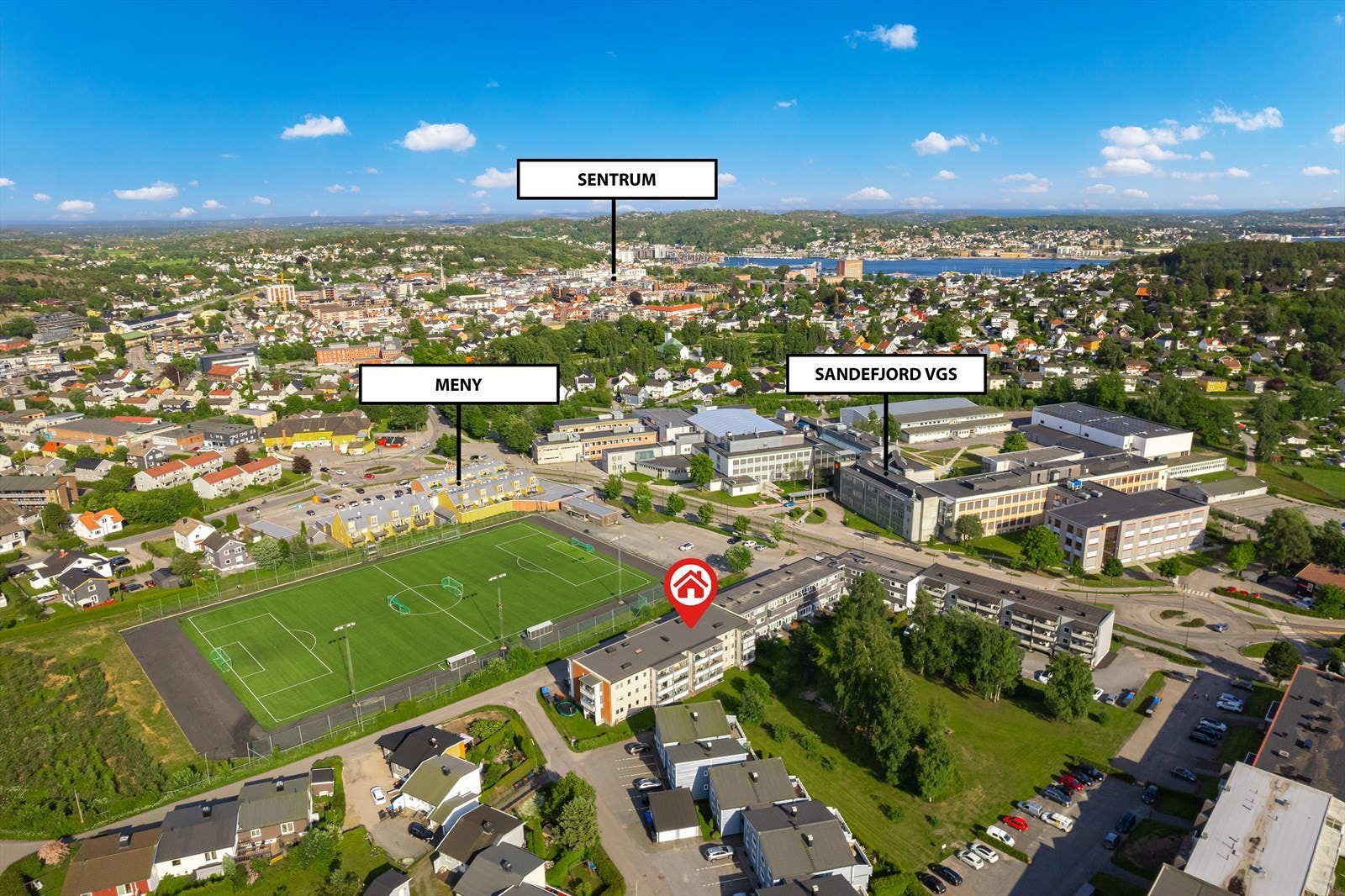 Gangavstand til det meste! Galleribilde