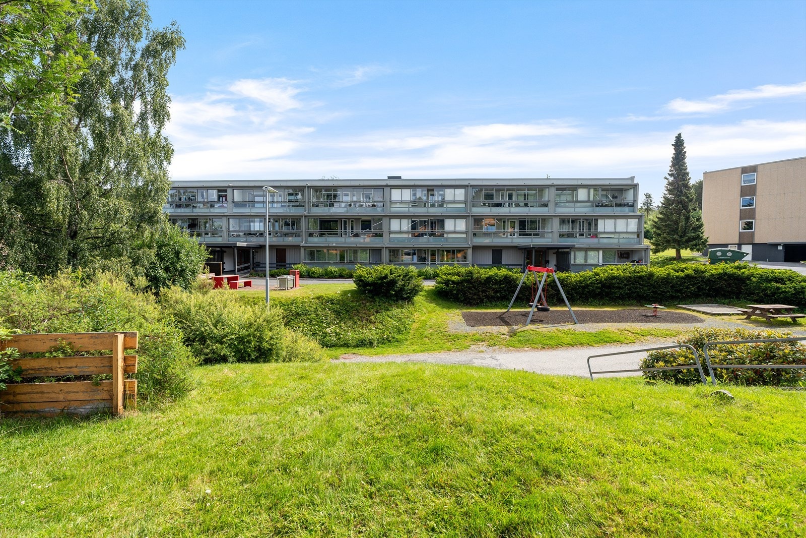 Borettslaget er tilrettelagt for at små og store skal trives. Galleribilde