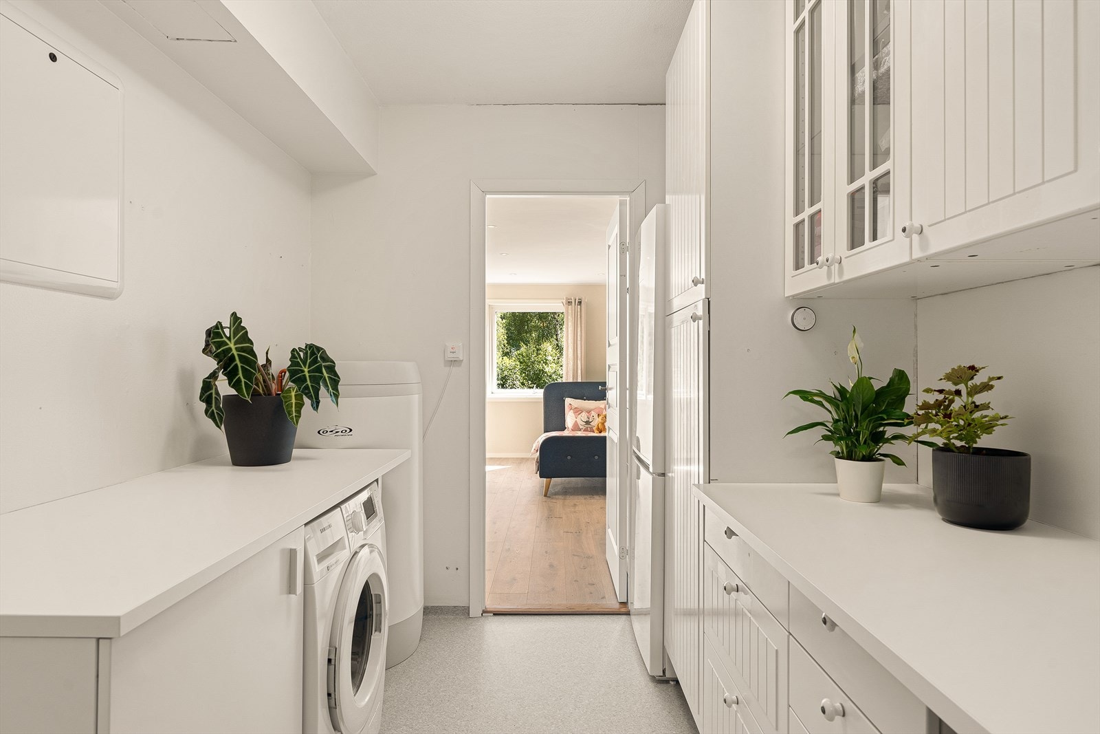 Rosinen i pølsen er det store og praktiske vaskerommet! Galleribilde