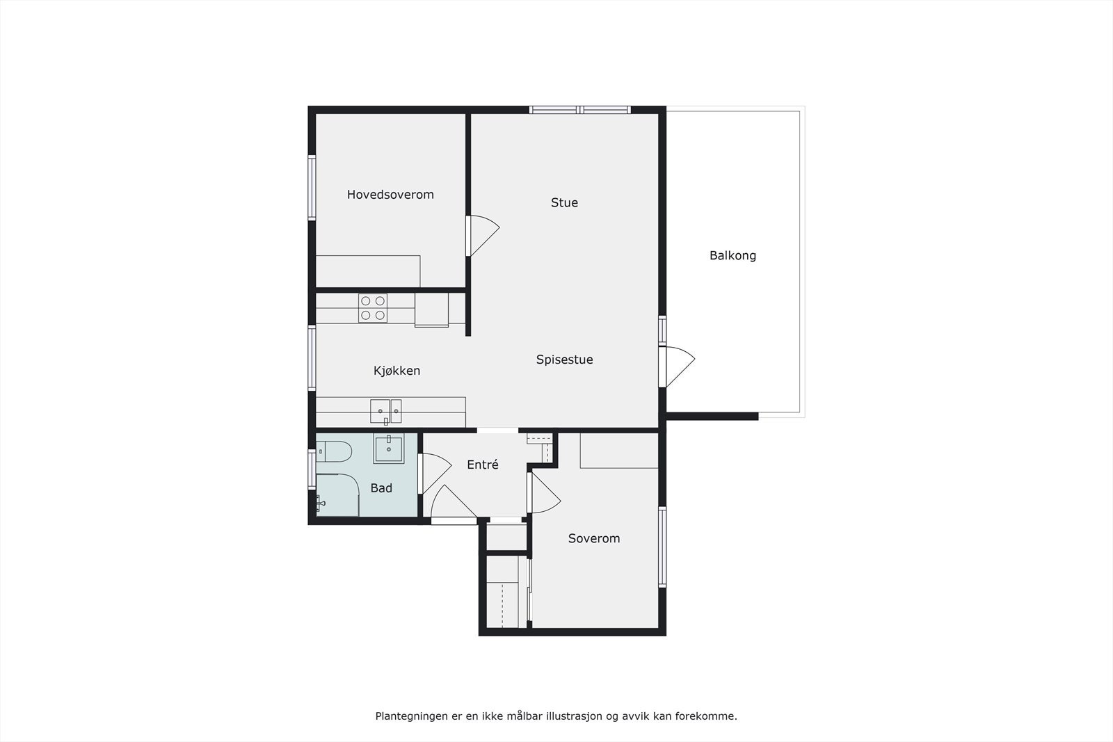 Plantegning Galleribilde