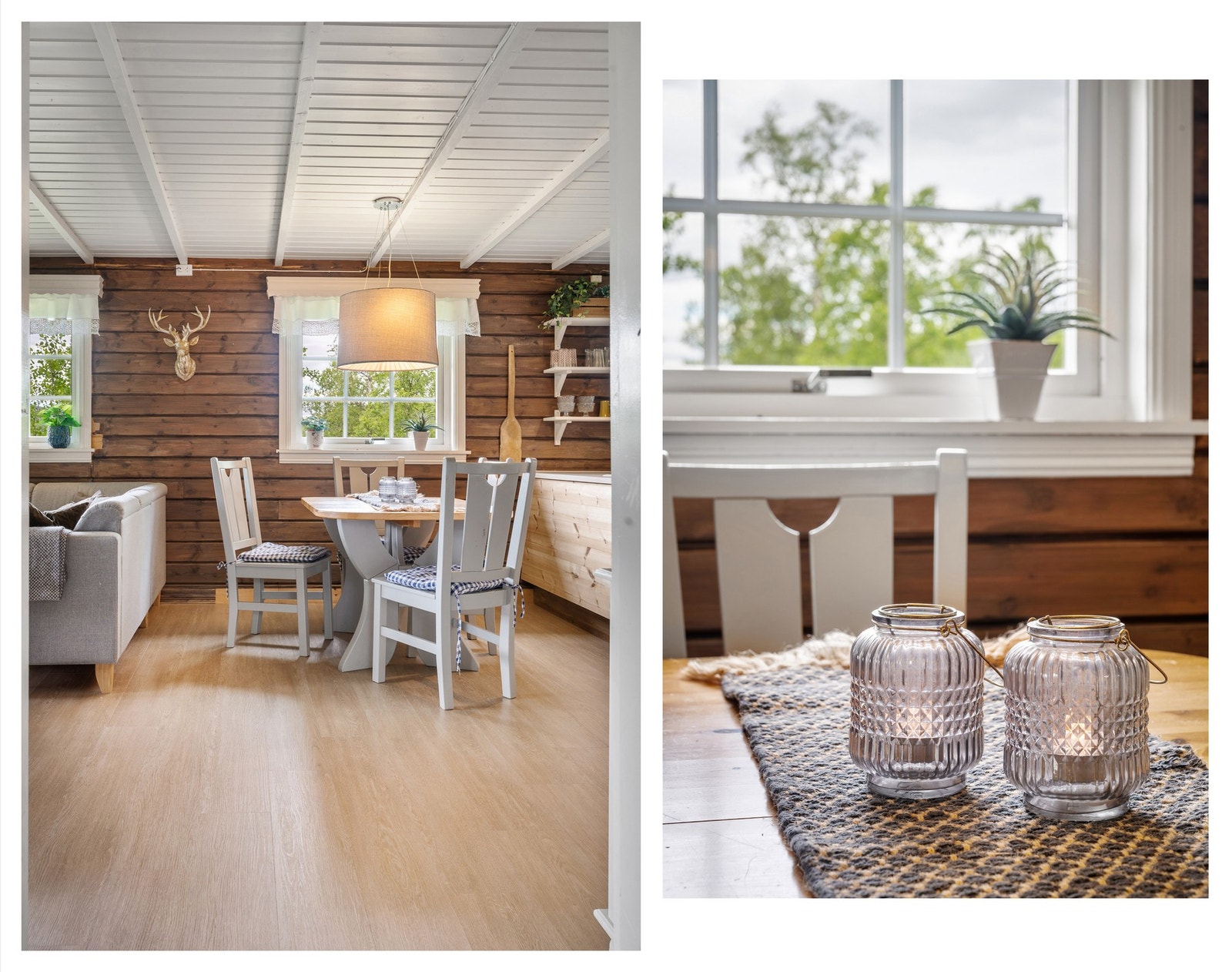 Spisestue i tilknytning til kjøkkenet Galleribilde