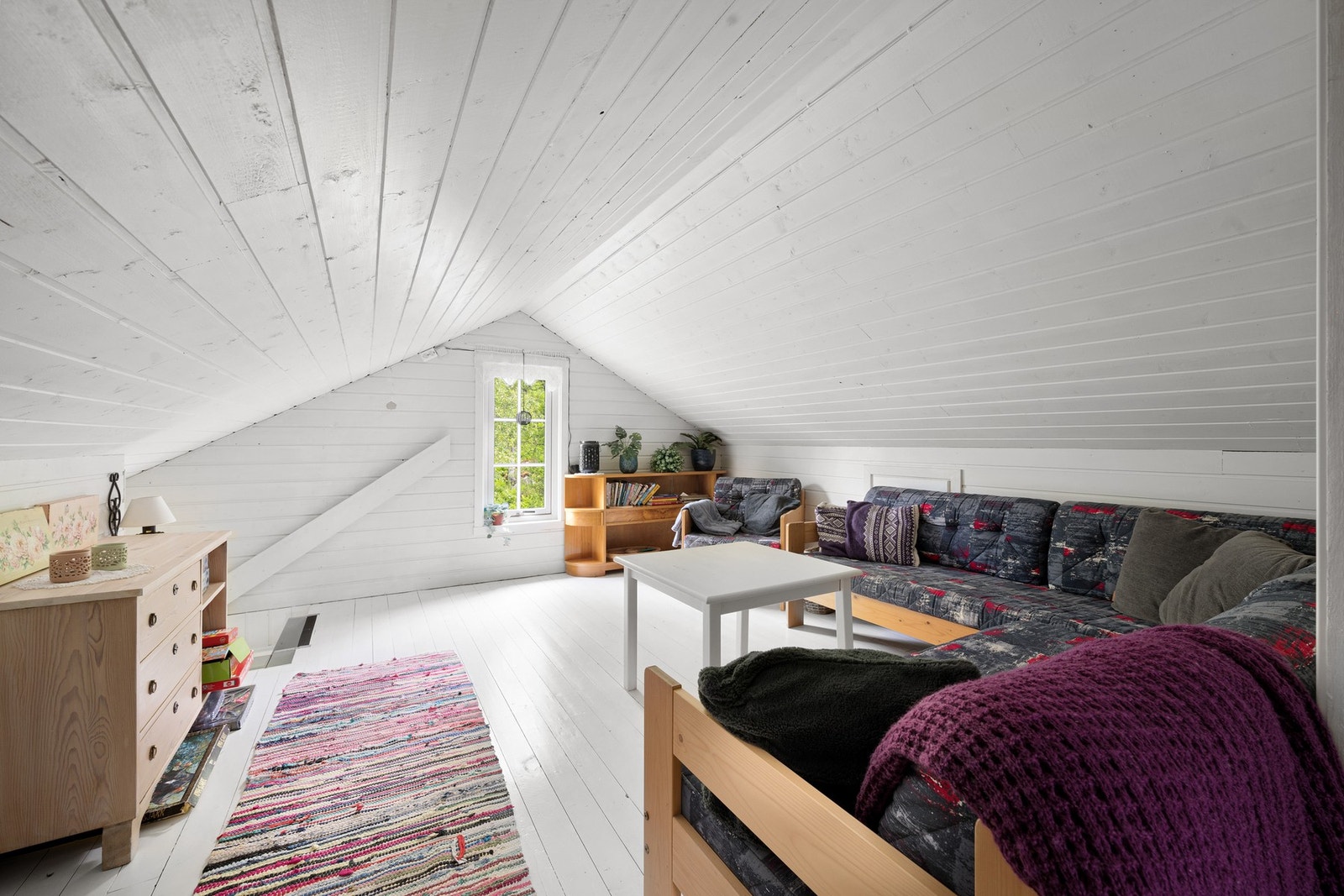 Stue på loft Galleribilde