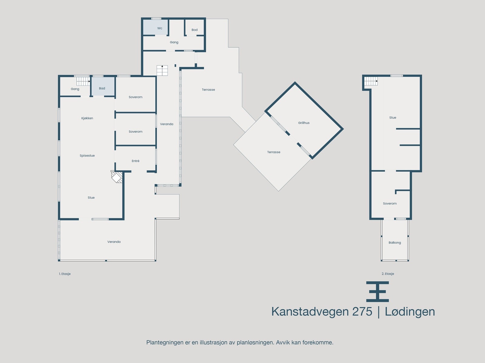 Plantegninger samlet Galleribilde