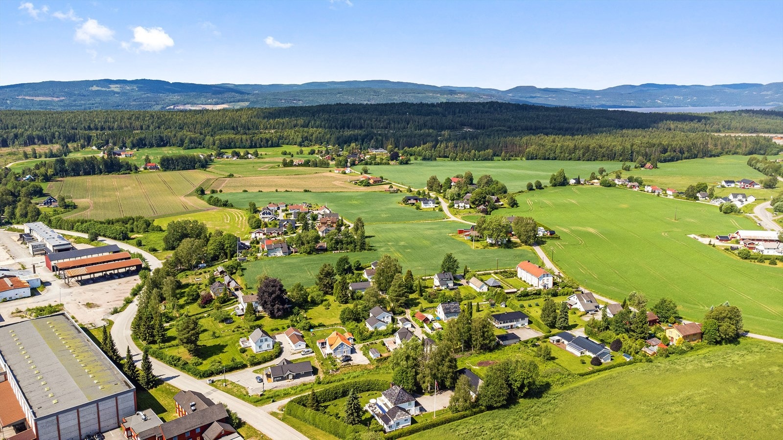 Tomt og nærområdet. Galleribilde