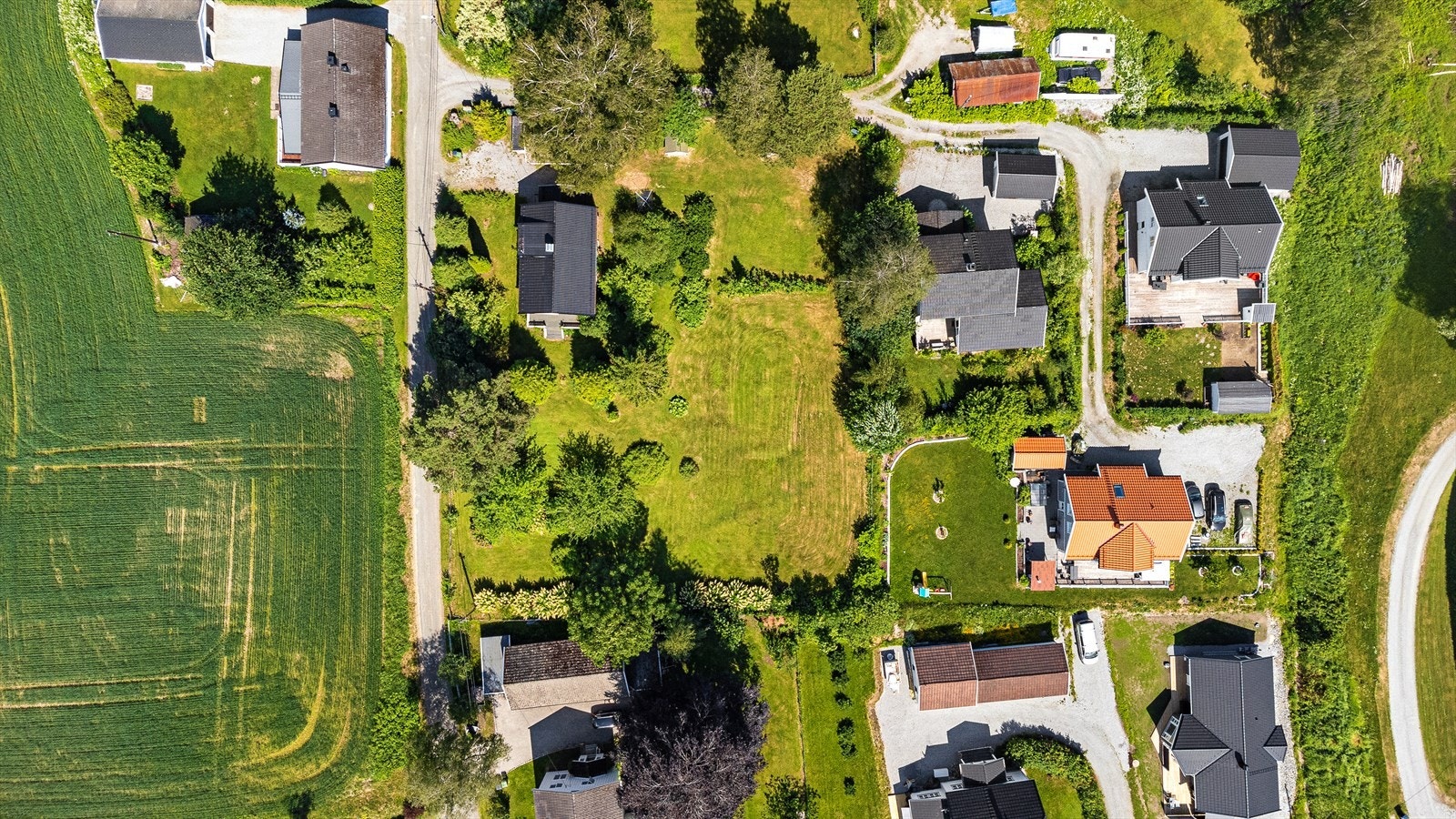 Tomt og fasade. Galleribilde