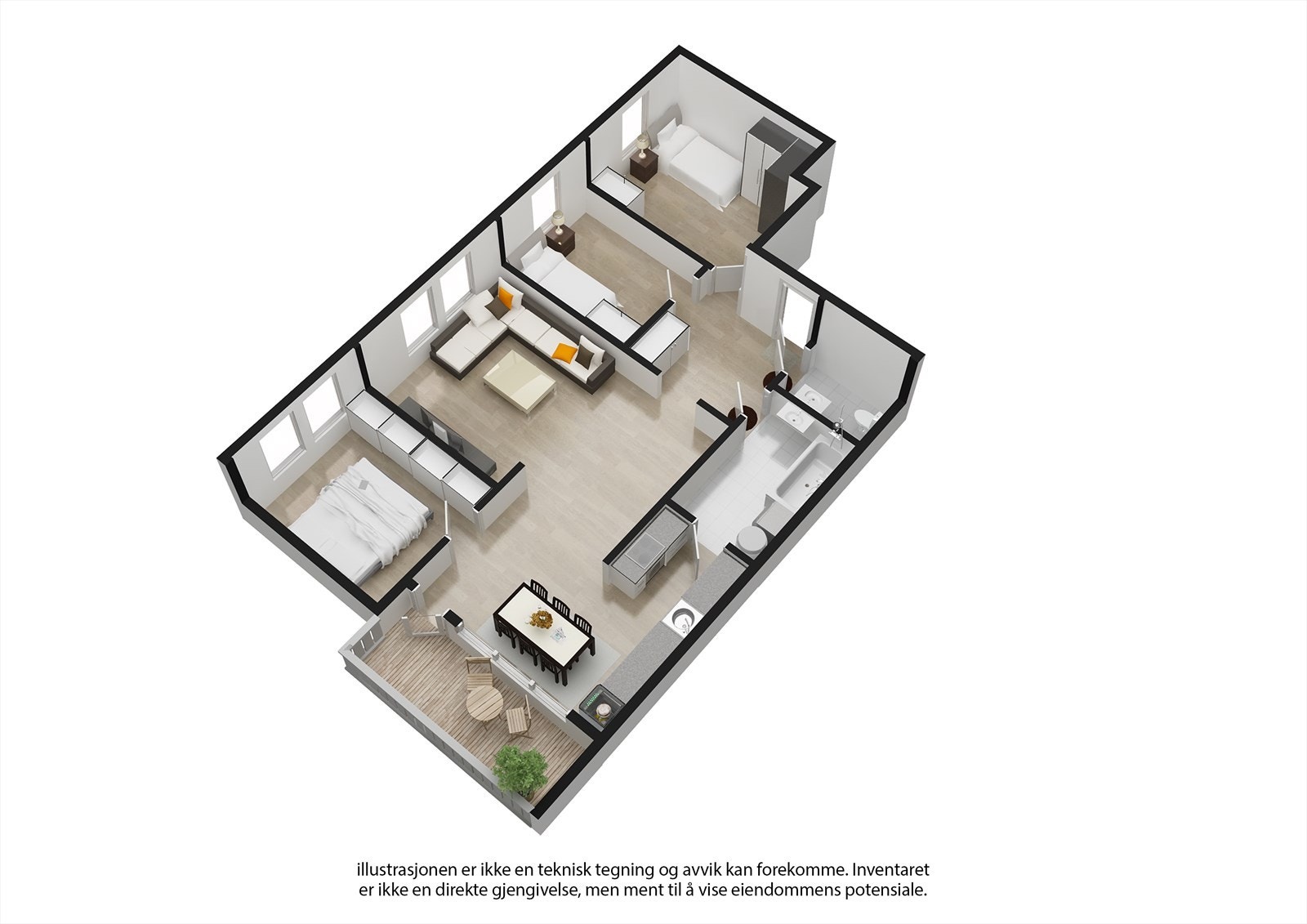 Plantegning Galleribilde