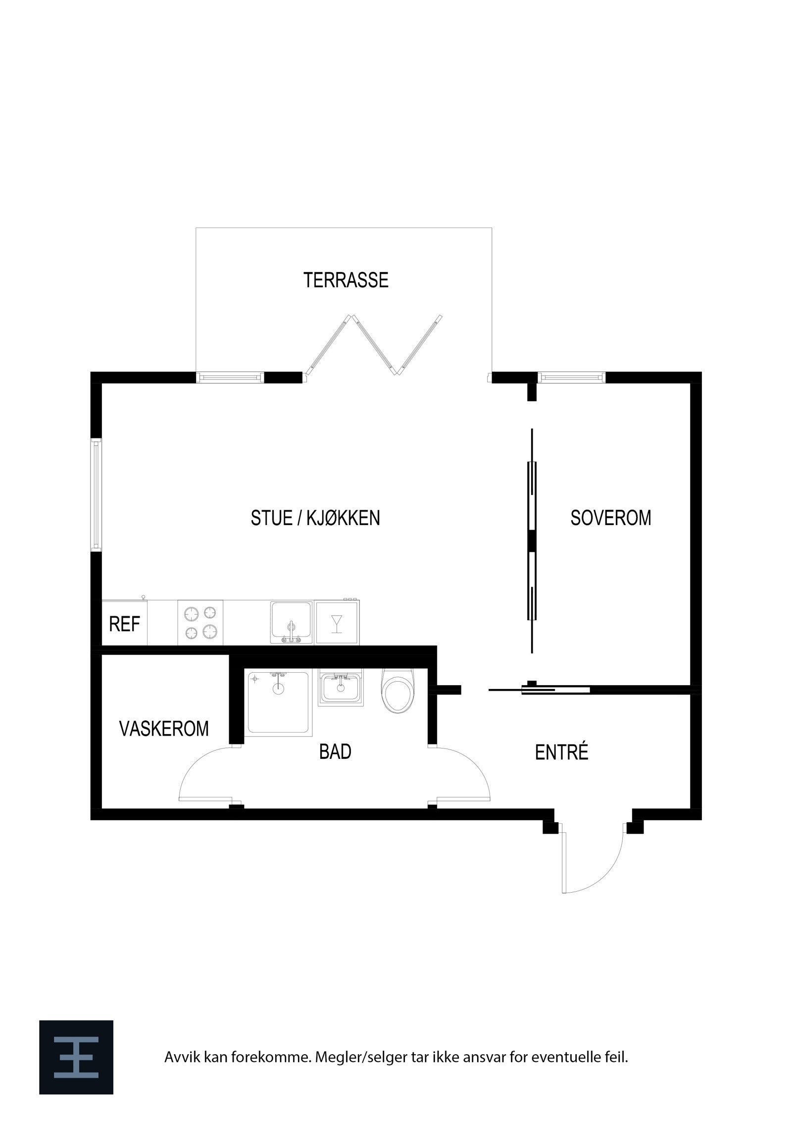 Plantegning Galleribilde